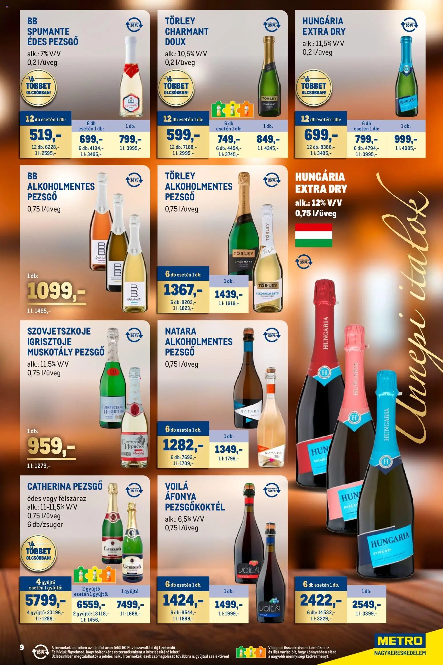 Metro újság 2025.12.01. Ünnepi Italok katalógus (2025-12-01 - 2025-12-31)