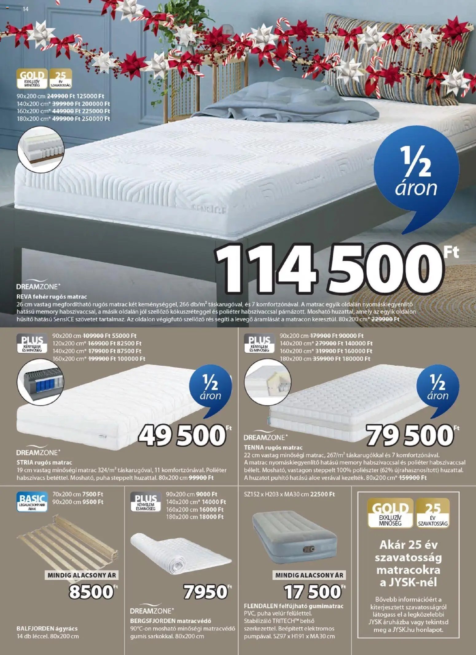 JYSK újság 2025.12.10. Akciós újság JYSK (2025-12-10 - 2025-12-16)