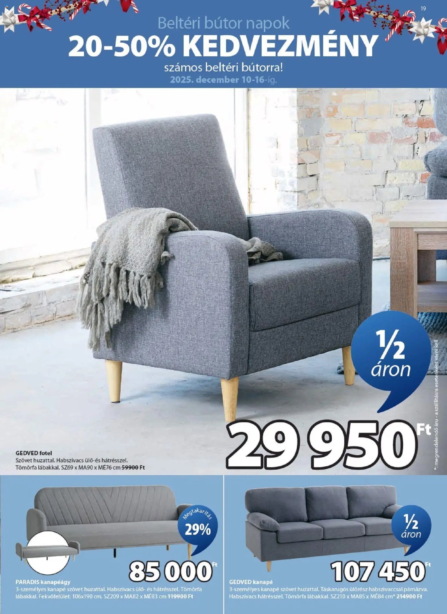 JYSK újság 2025.12.10. Akciós újság JYSK (2025-12-10 - 2025-12-16)