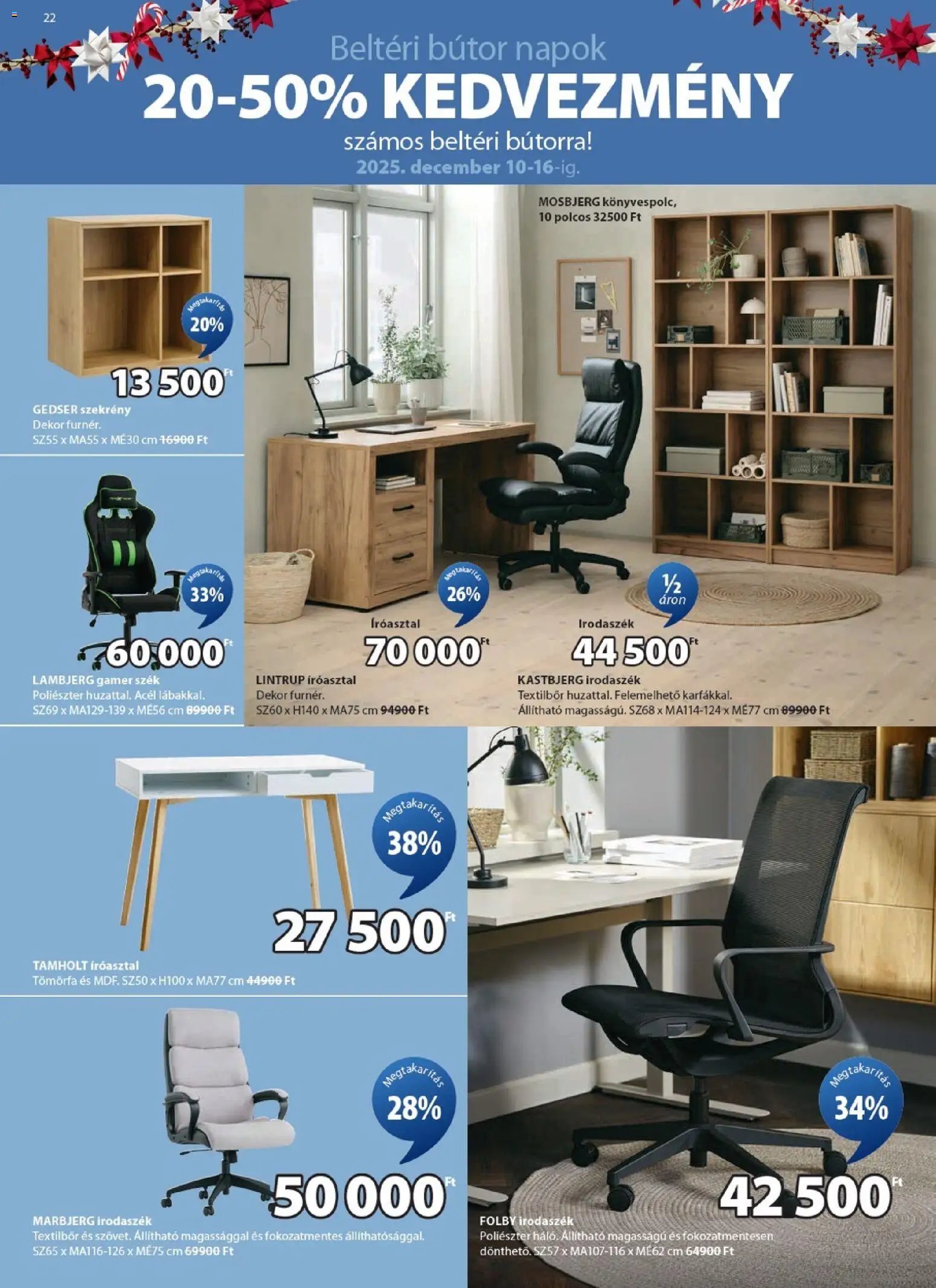 JYSK újság 2025.12.10. Akciós újság JYSK (2025-12-10 - 2025-12-16)