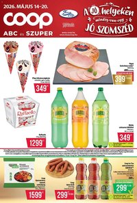 COOP újság 2026.05.14. COOP - Abc & Szuper / Tisza (2026-05-14 - 2026-05-20)