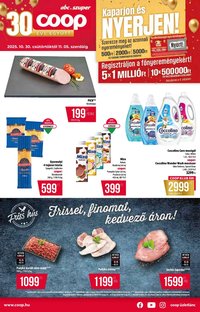 COOP újság 2025.10.30. Akciós újság COOP (2025-10-30 - 2025-11-05)