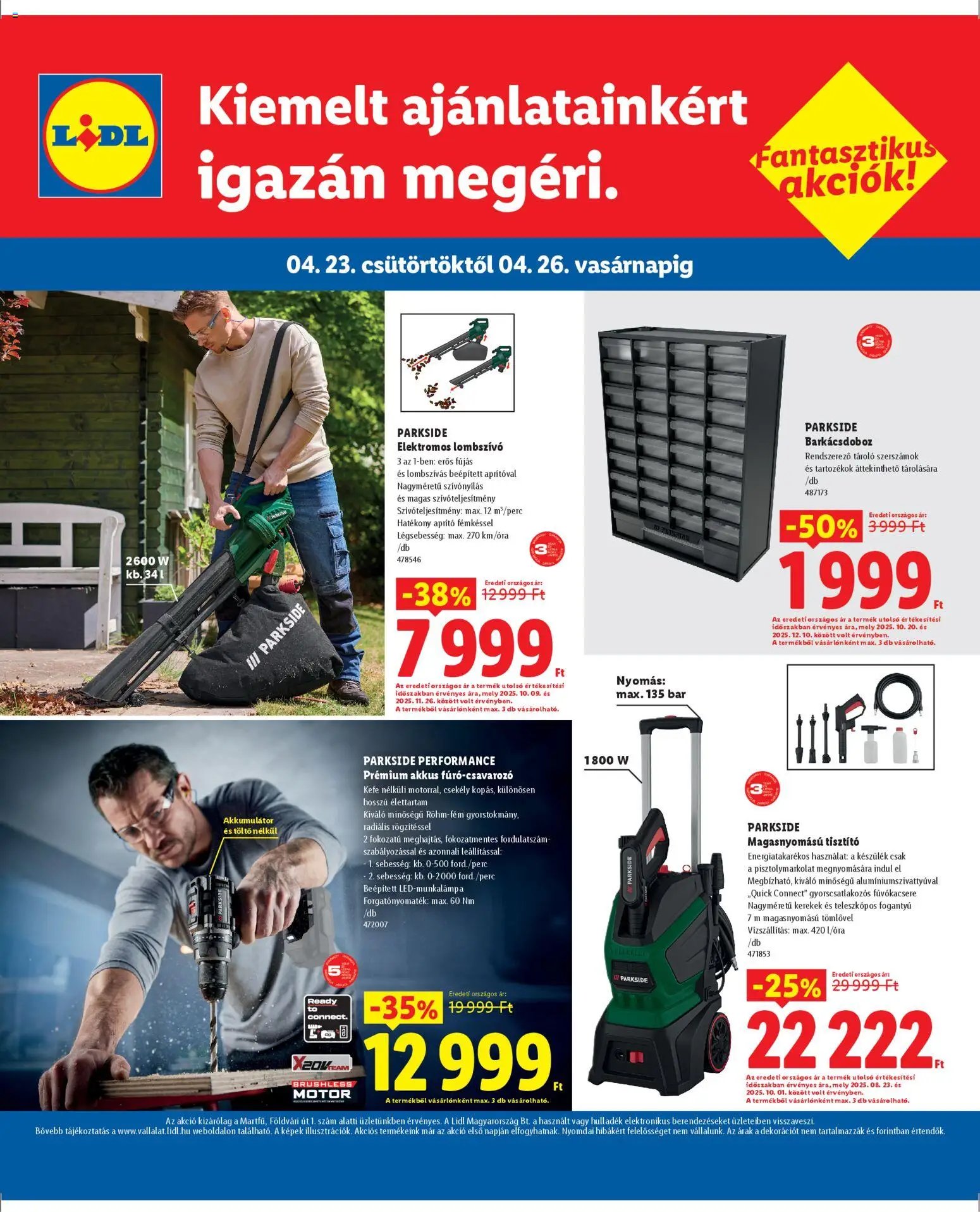 Lidl újság 2026.04.23. Lidl Martfű (2026-04-23 - 2026-04-26)