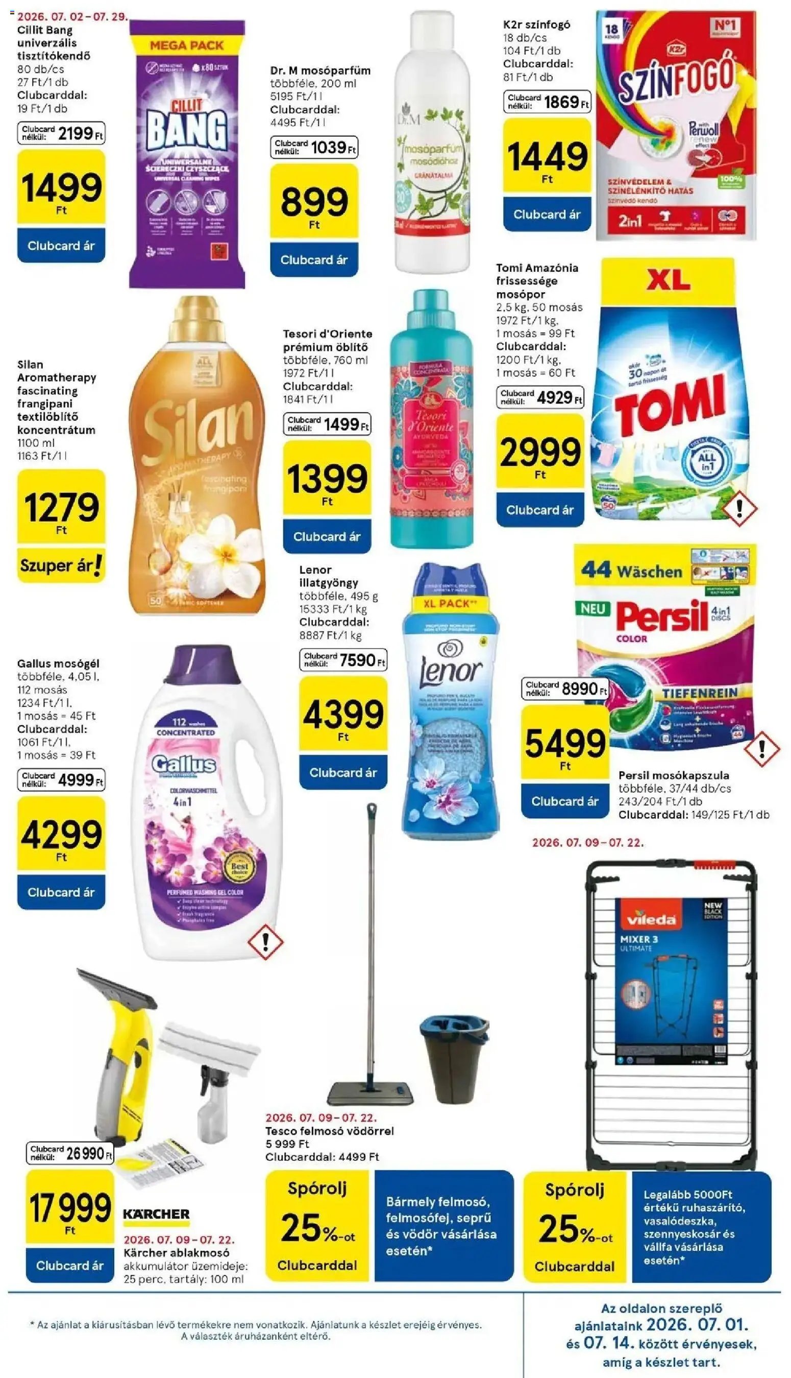 Tesco újság 2026.07.09. Tesco akciós újság