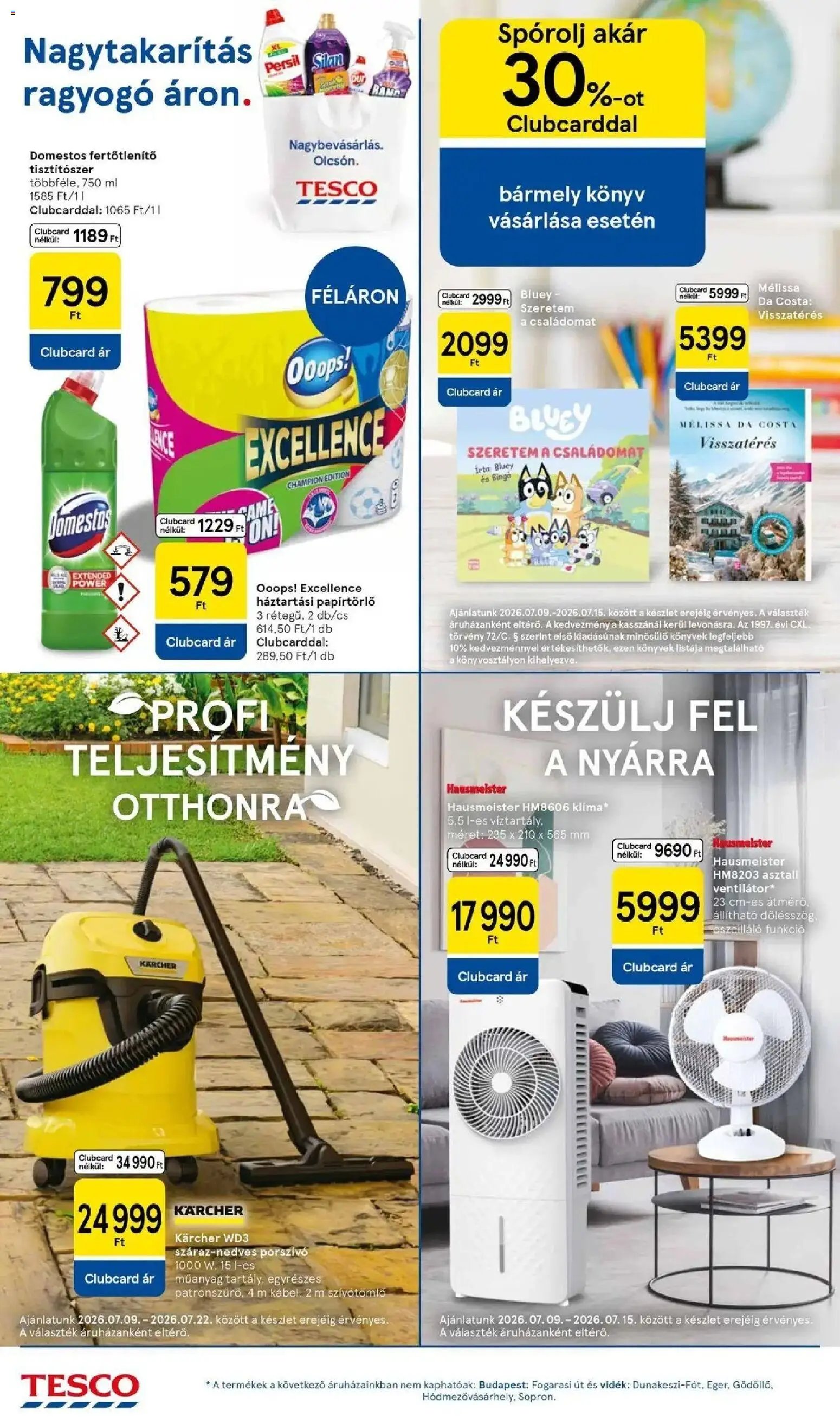 Tesco újság 2026.07.09. Tesco akciós újság