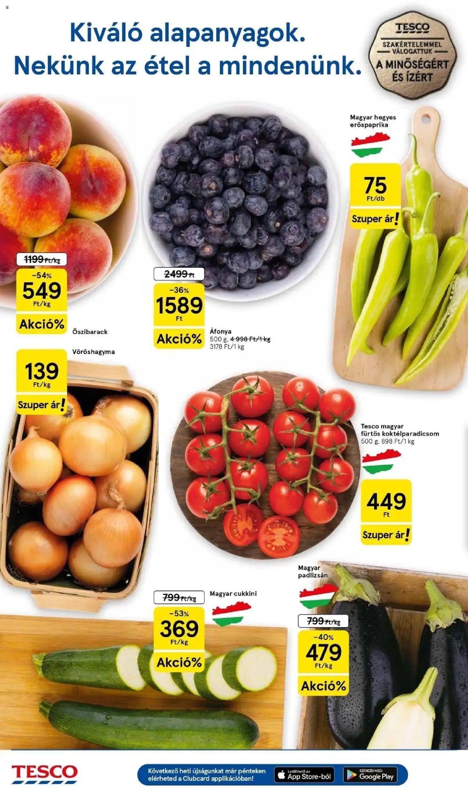 Tesco újság 2026.07.09. Tesco akciós újság