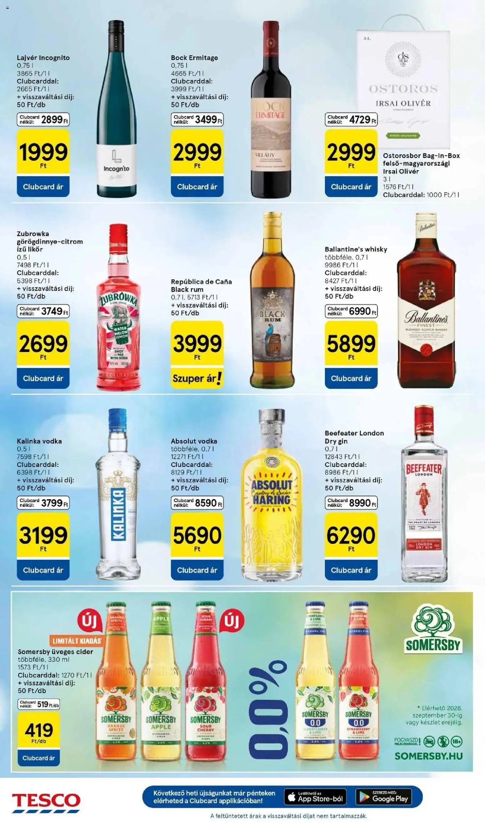 Tesco újság 2026.07.09. Tesco akciós újság
