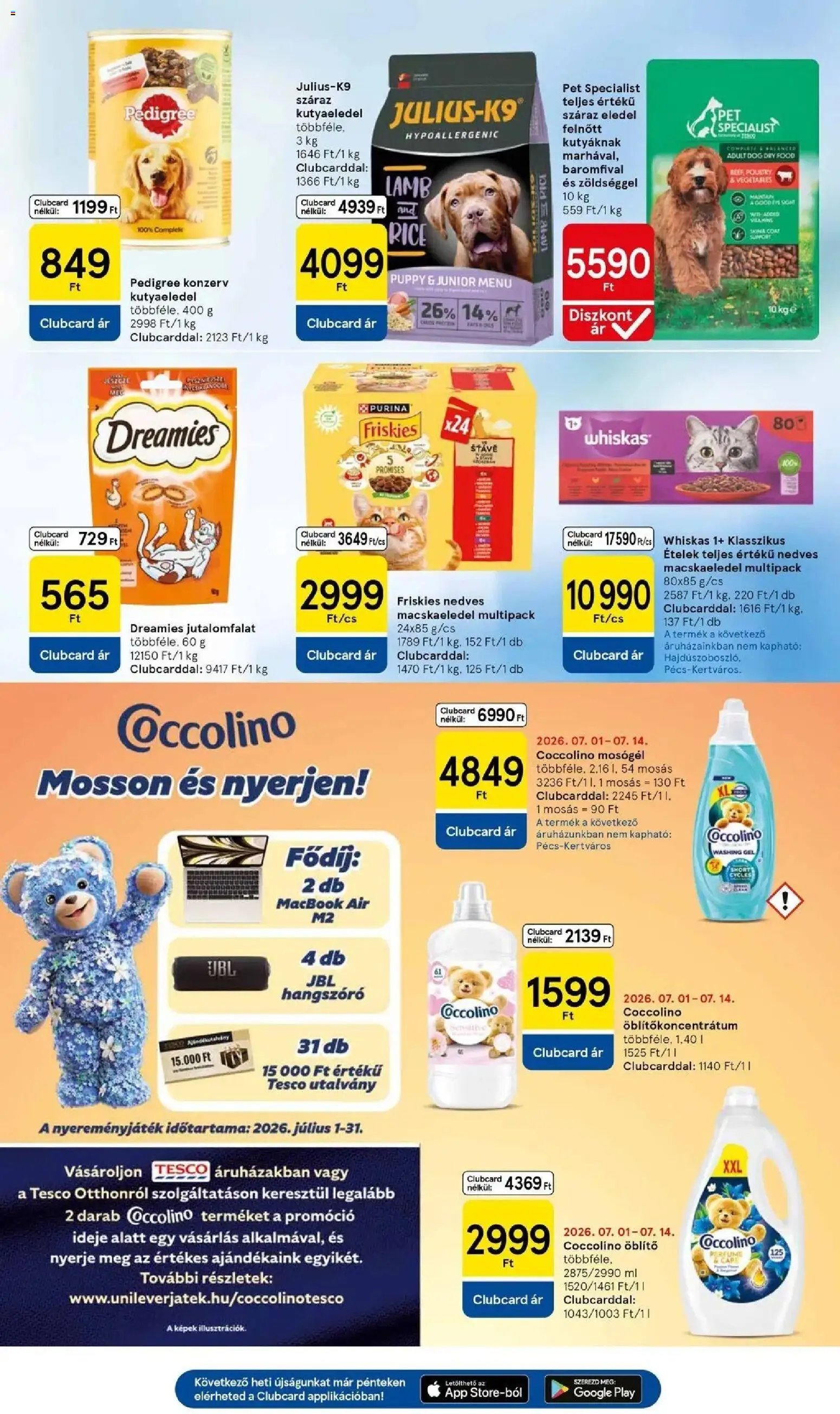 Tesco újság 2026.07.09. Tesco akciós újság