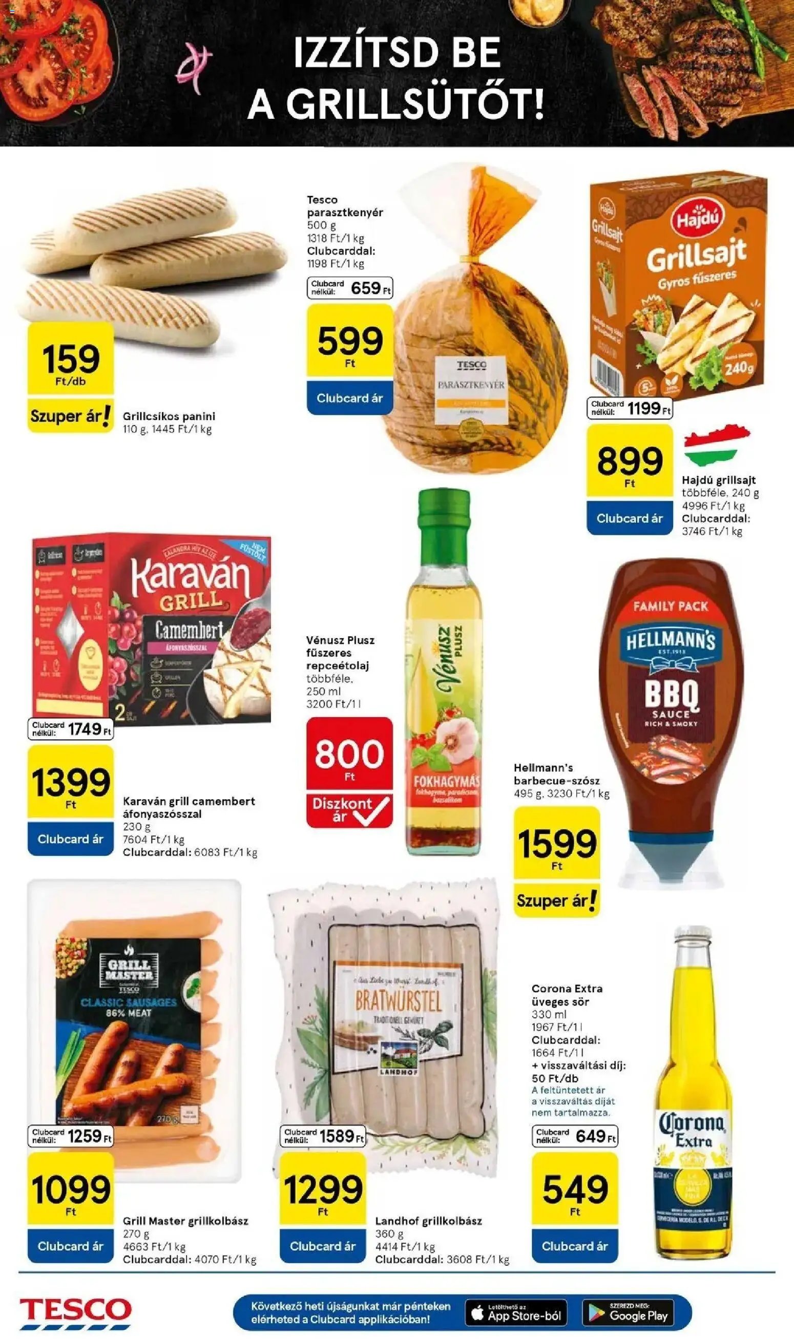 Tesco újság 2026.07.09. Tesco akciós újság