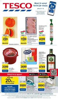 Tesco újság 2026.07.09. Tesco akciós újság