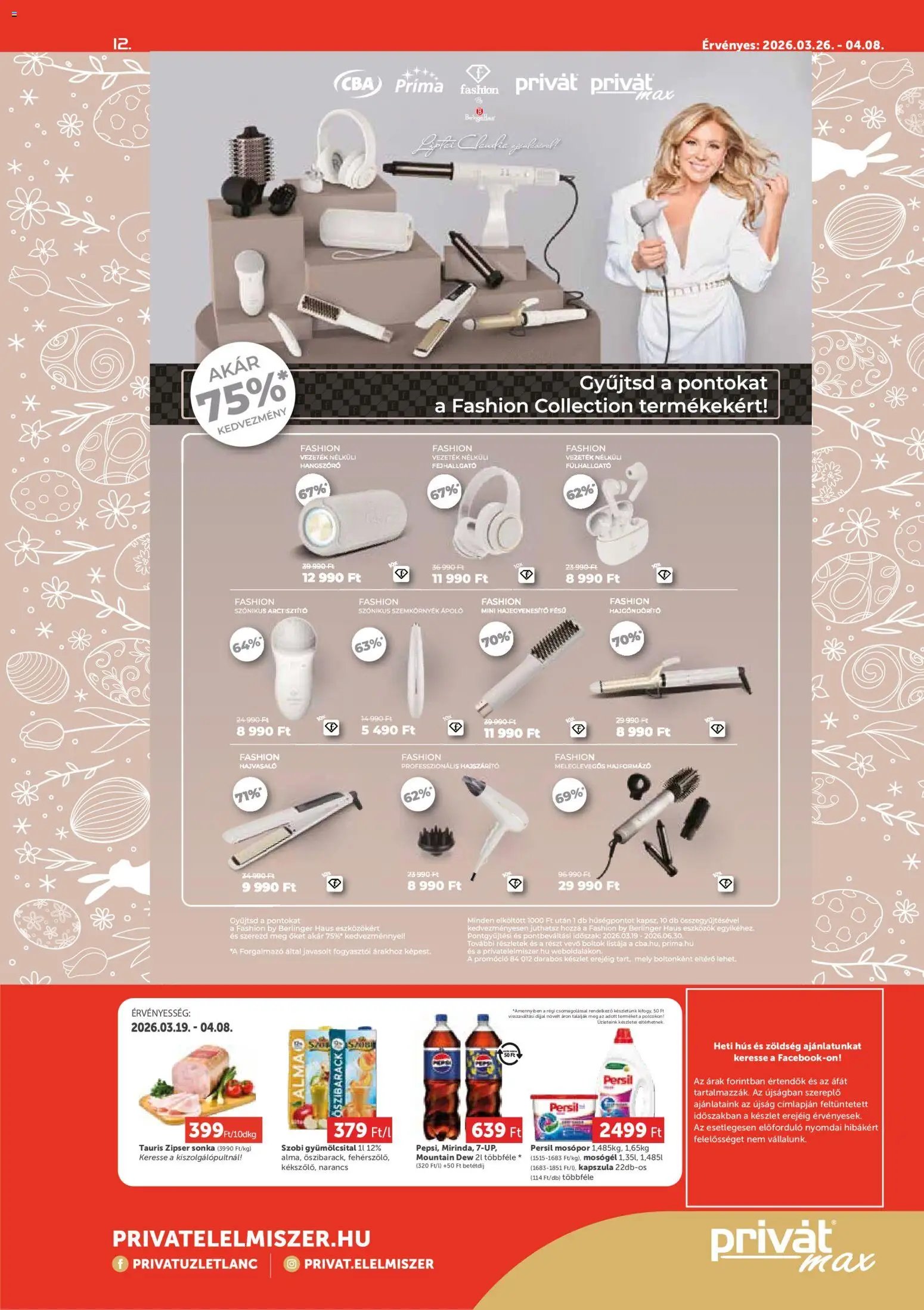 PRIVÁT újság 2026.03.26. PRIVÁT Aktuális szórólap MAX (2026-03-26 - 2026-04-08)