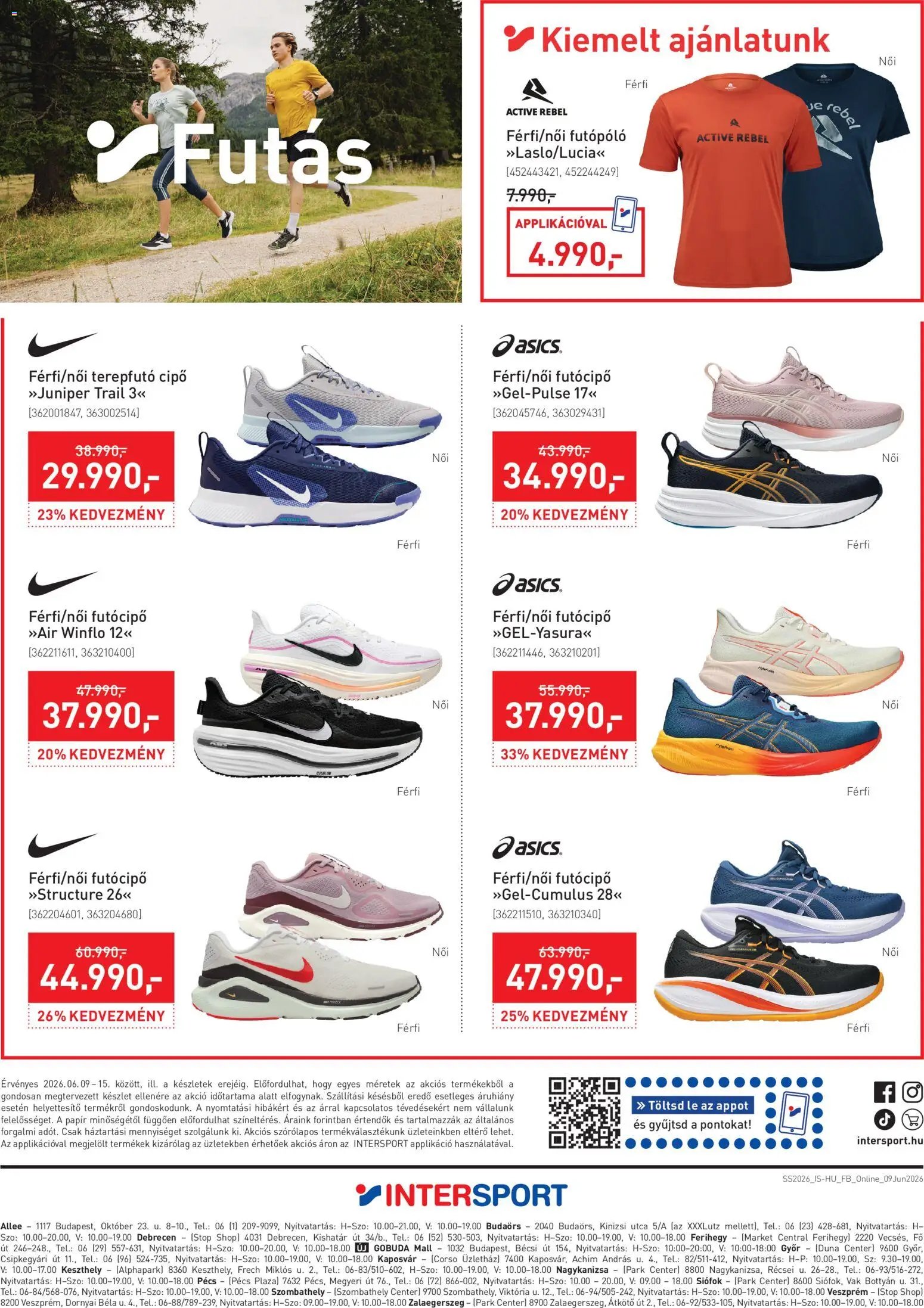 Intersport újság 2026.06.09. Intersport akciós újság
