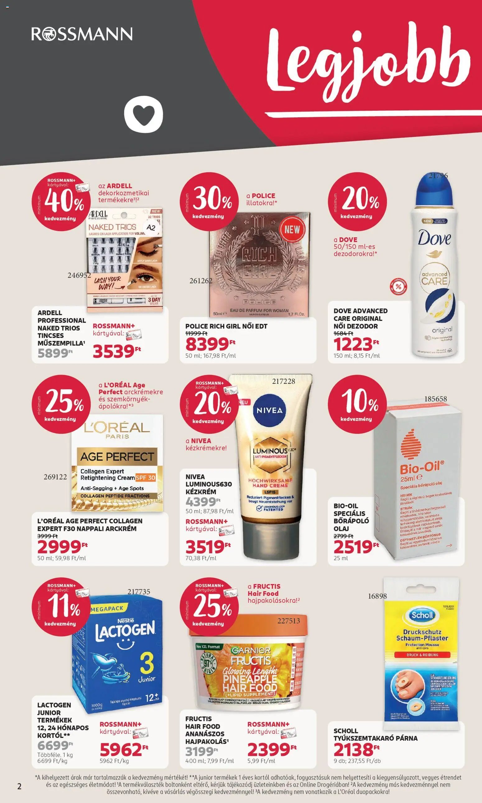 Rossmann újság 2026.03.30. Rossmann akciós újság (2026-03-30 - 2026-04-10)