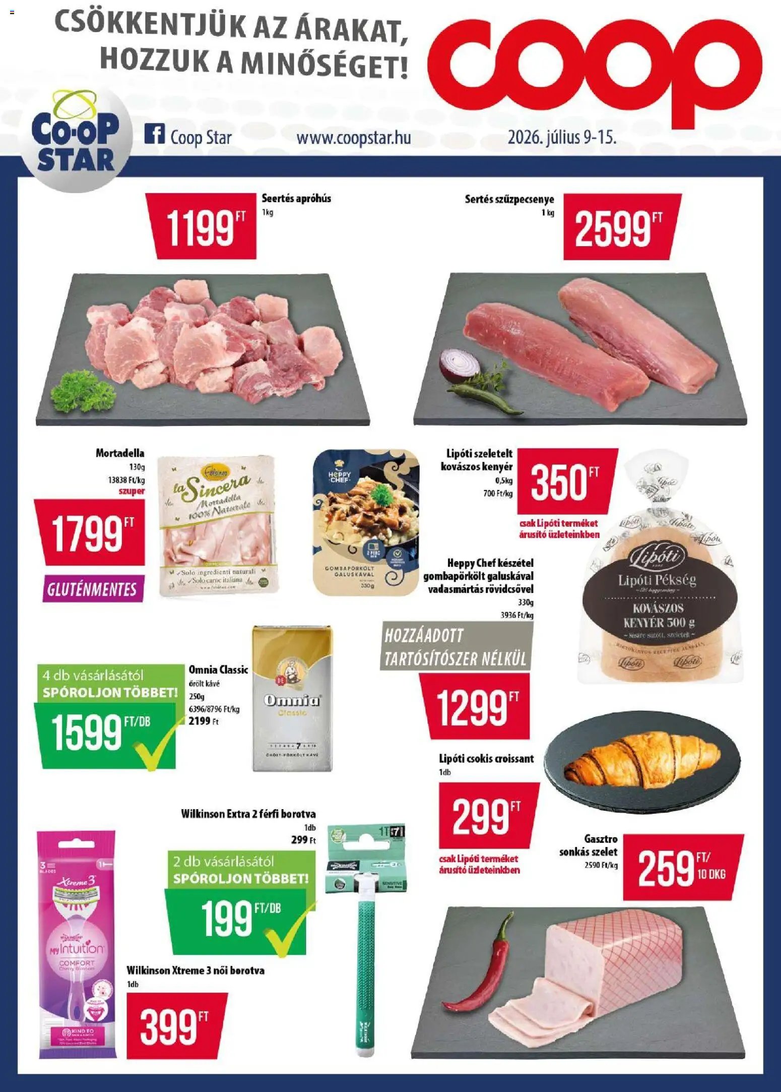 COOP újság 2026.07.09. COOP akciós újság