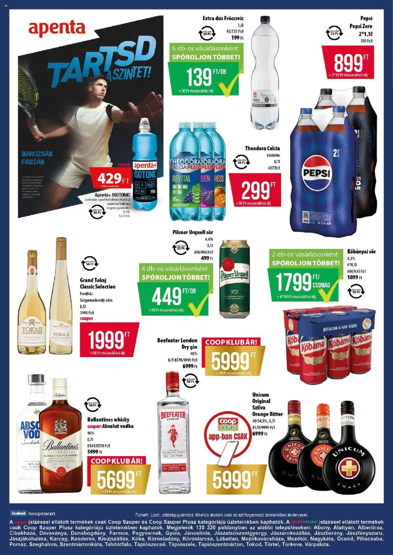COOP újság 2026.07.09. COOP akciós újság