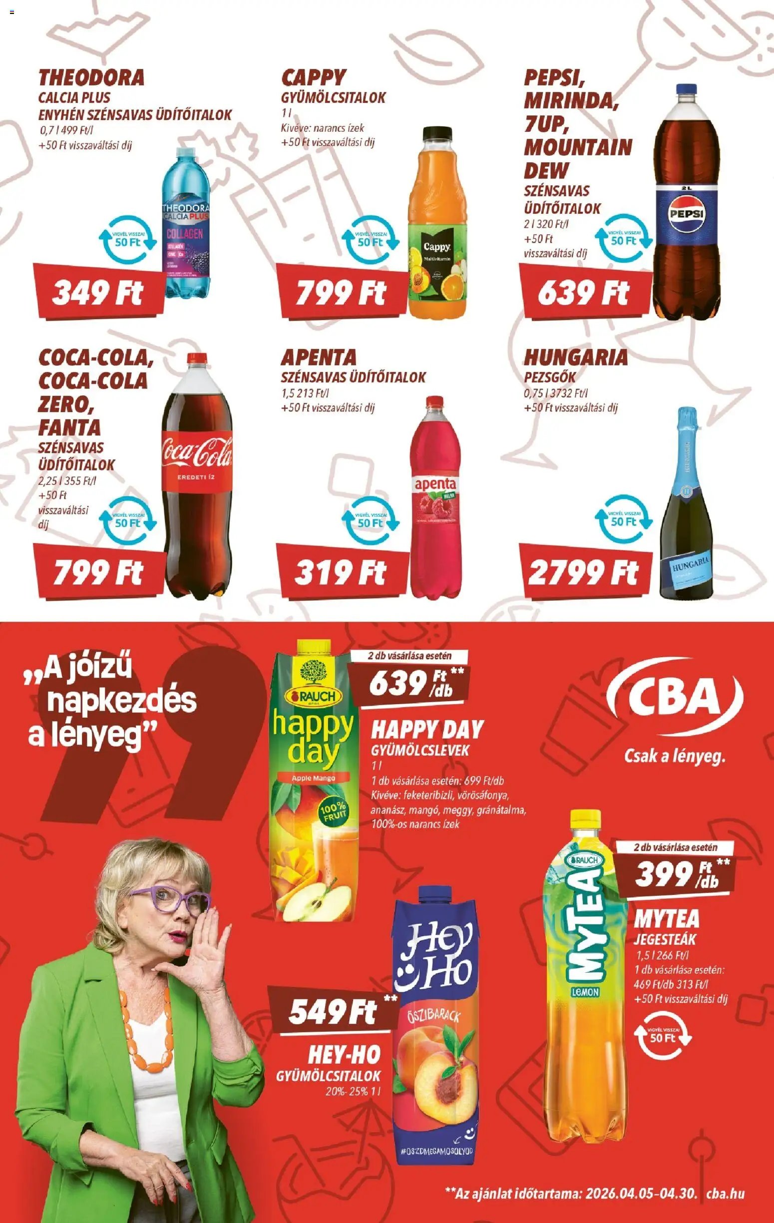 CBA újság 2026.04.23. CBA akciós újság (2026-04-23 - 2026-04-26)