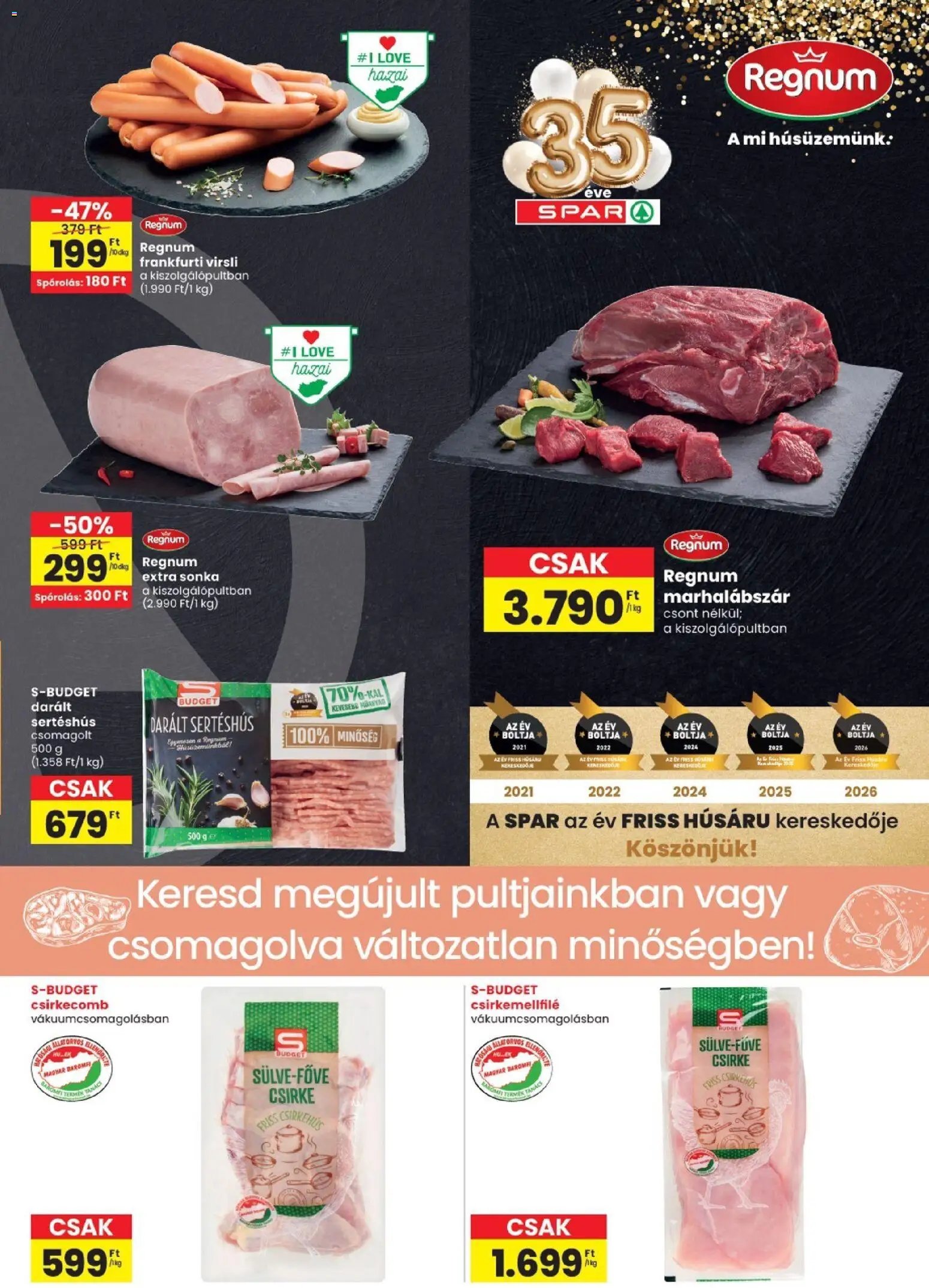 ﻿Interspar akciós újság új ﻿2026.10.22. - ﻿online lapozható