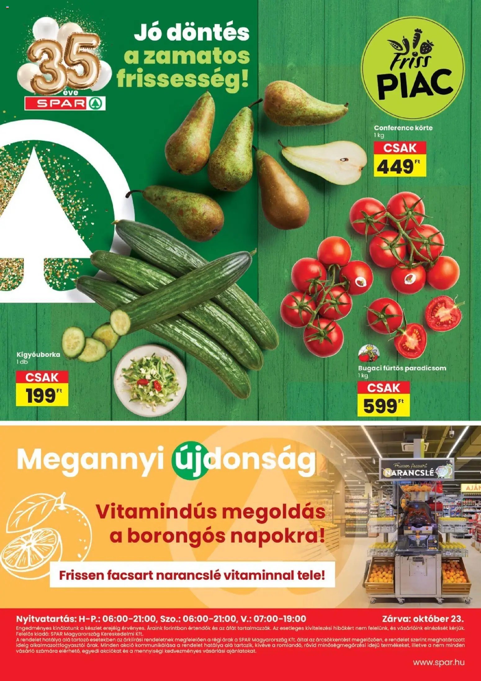 ﻿Interspar akciós újság új ﻿2026.10.22. - ﻿online lapozható