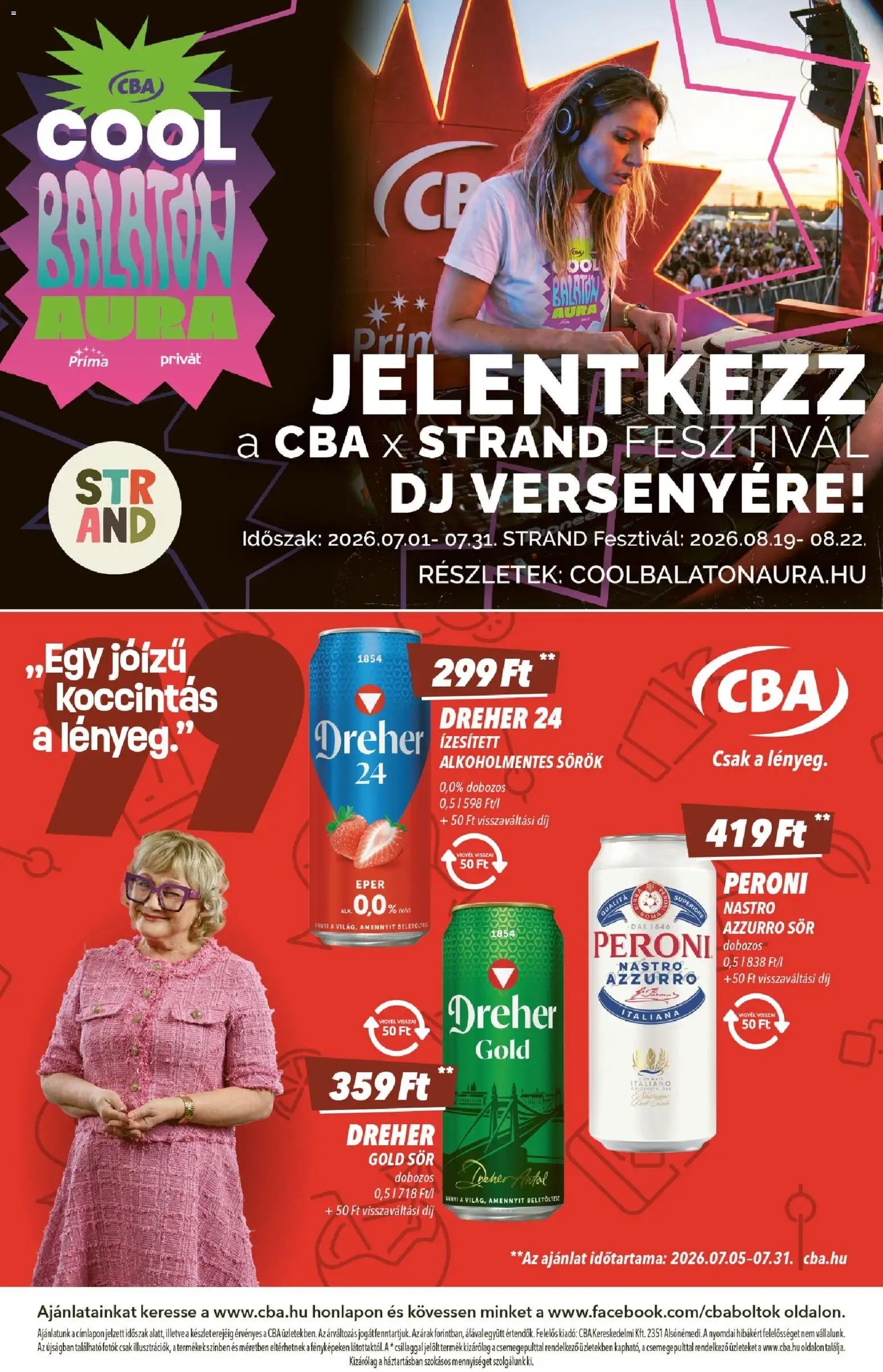 CBA újság 2026.07.16. CBA akciós újság