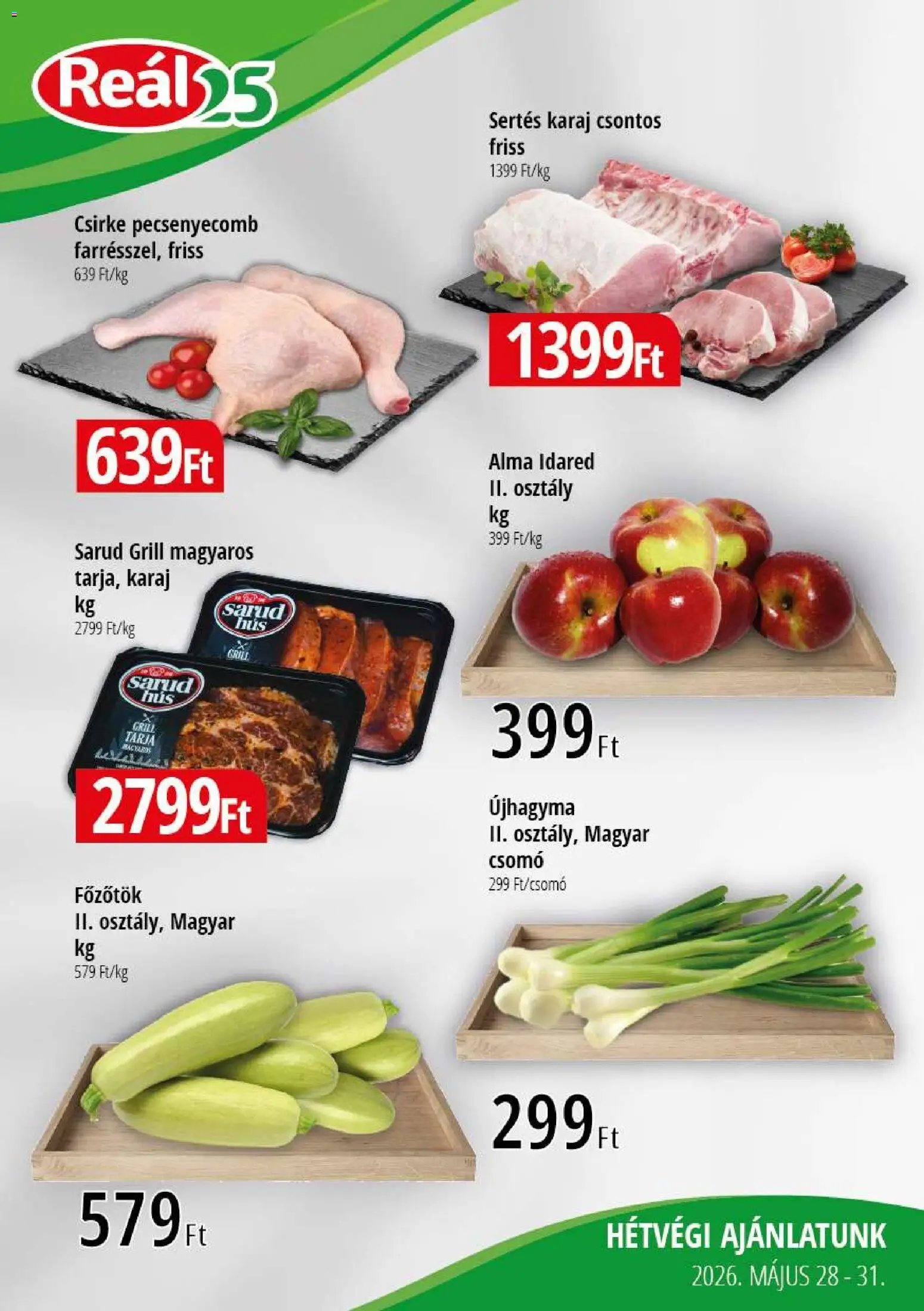 Reál újság 2026.05.28. Reál Bevásárló hétvége - Kelet Magyarország
