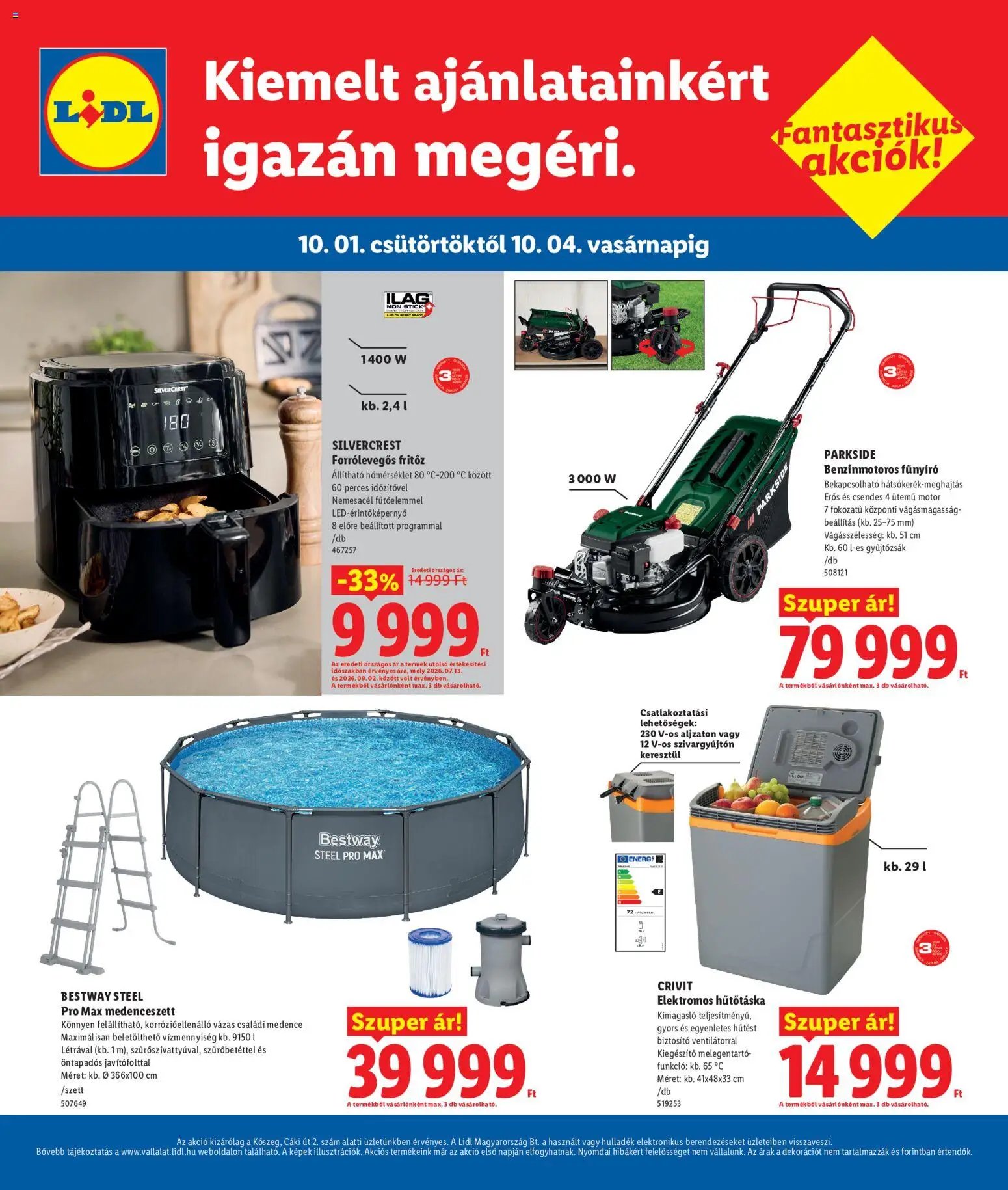 Lidl újság 2026.10.01. Lidl Kőszeg