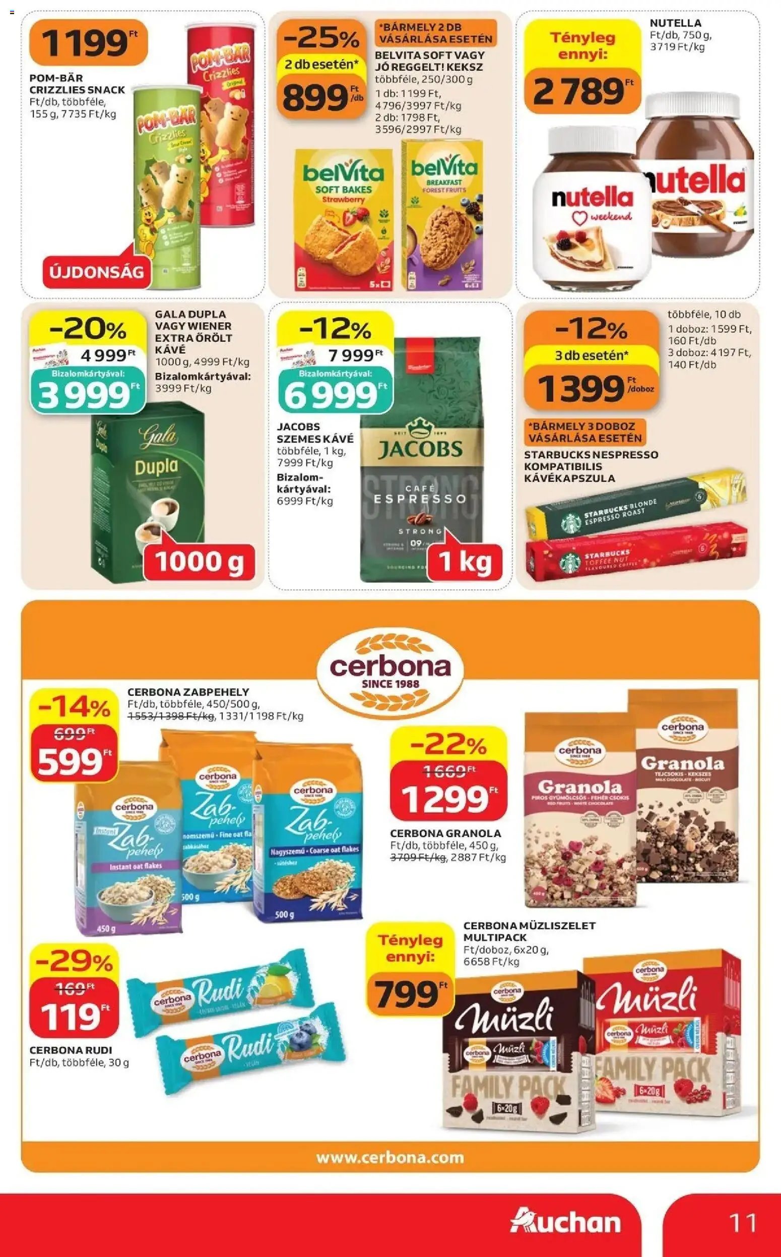 Auchan akciós újság Szolnok 2026.10.29. - lapozható formában szórólap ✳️