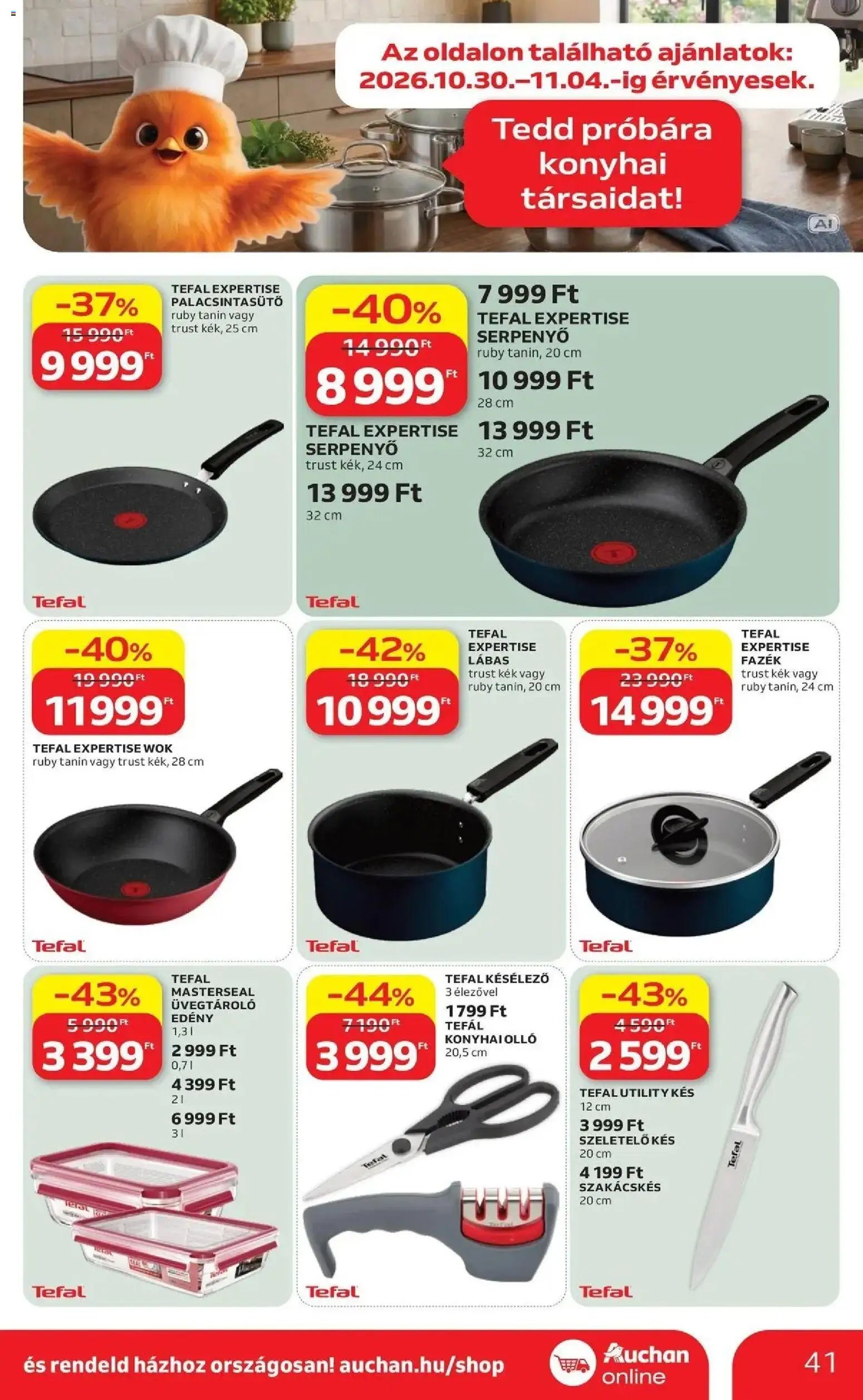 Auchan akciós újság Szolnok 2026.10.29. - lapozható formában szórólap ✳️