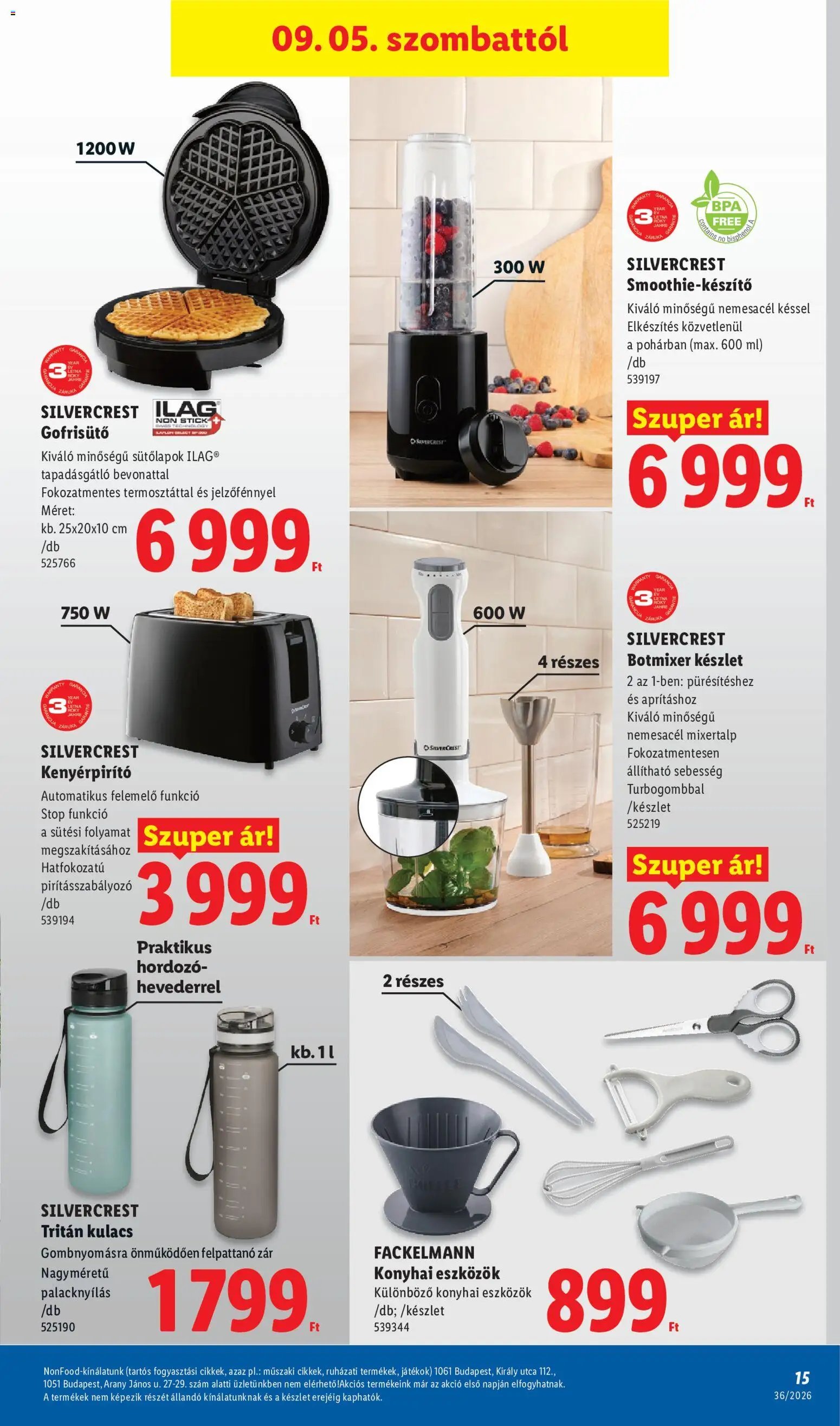 Lidl újság 2026.09.03. Lidl Nonfood kínálatunk