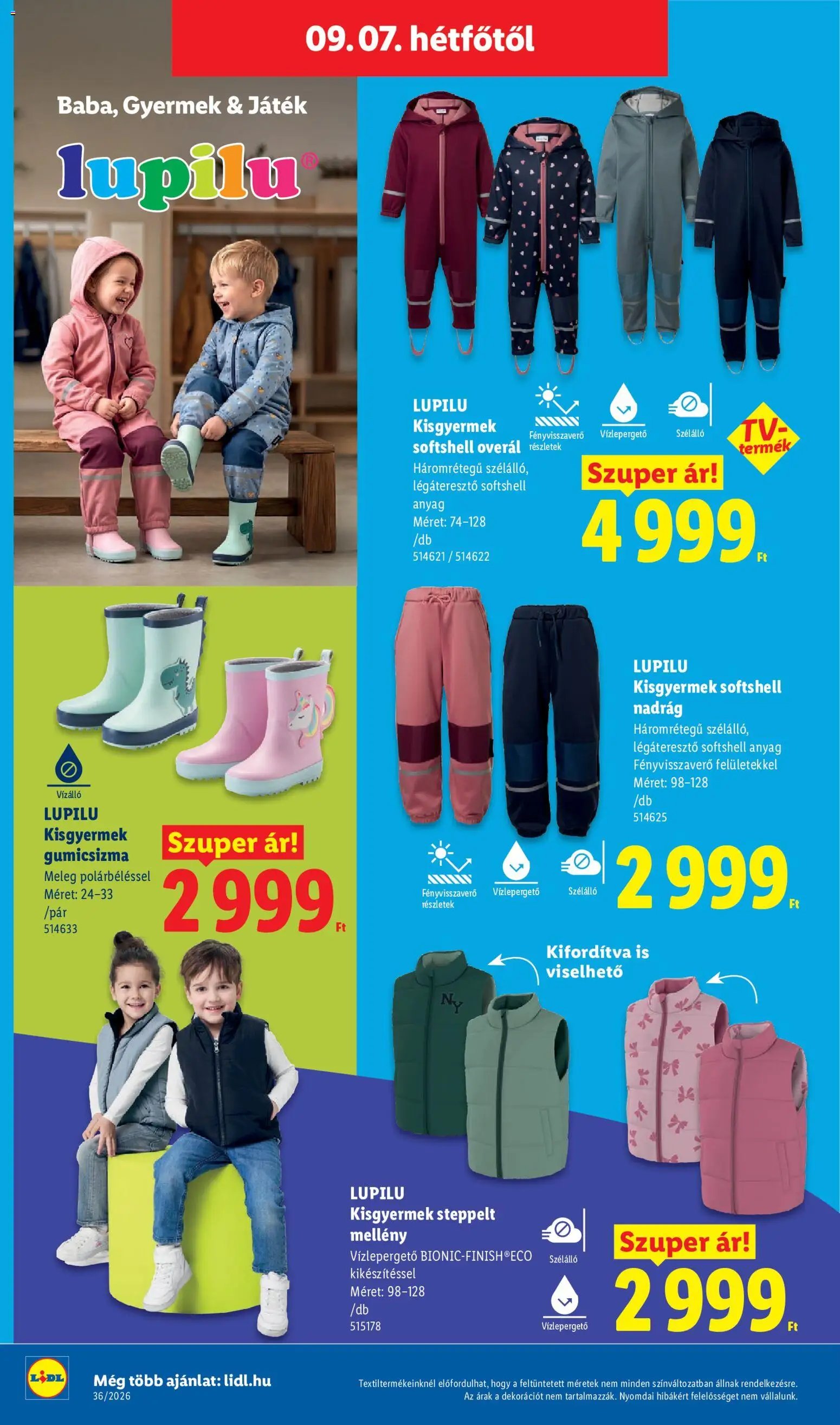 Lidl újság 2026.09.03. Lidl Nonfood kínálatunk
