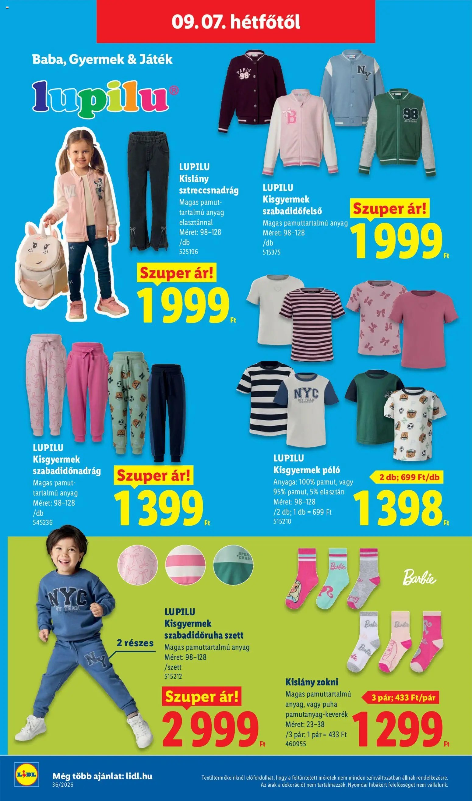 Lidl újság 2026.09.03. Lidl Nonfood kínálatunk