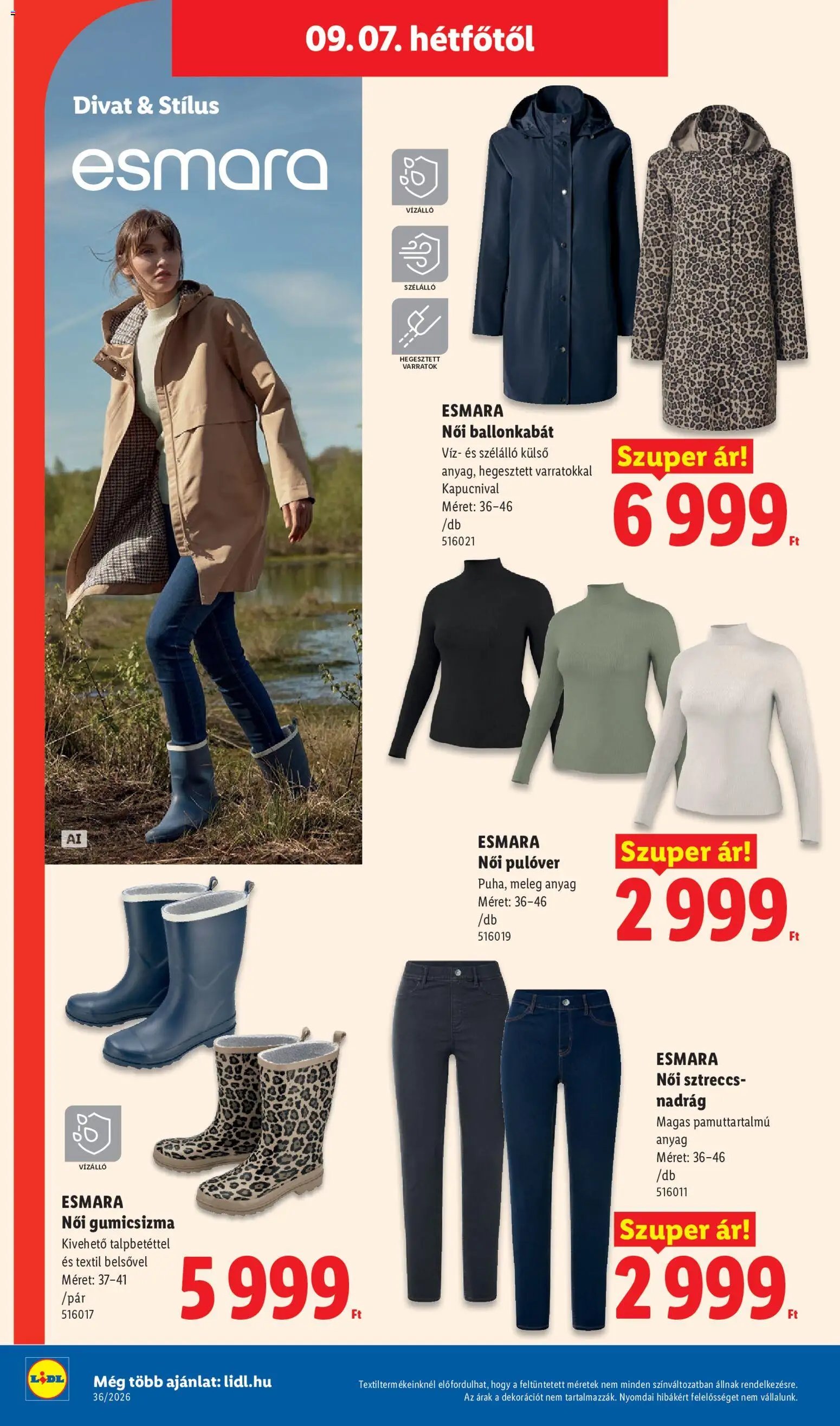 Lidl újság 2026.09.03. Lidl Nonfood kínálatunk