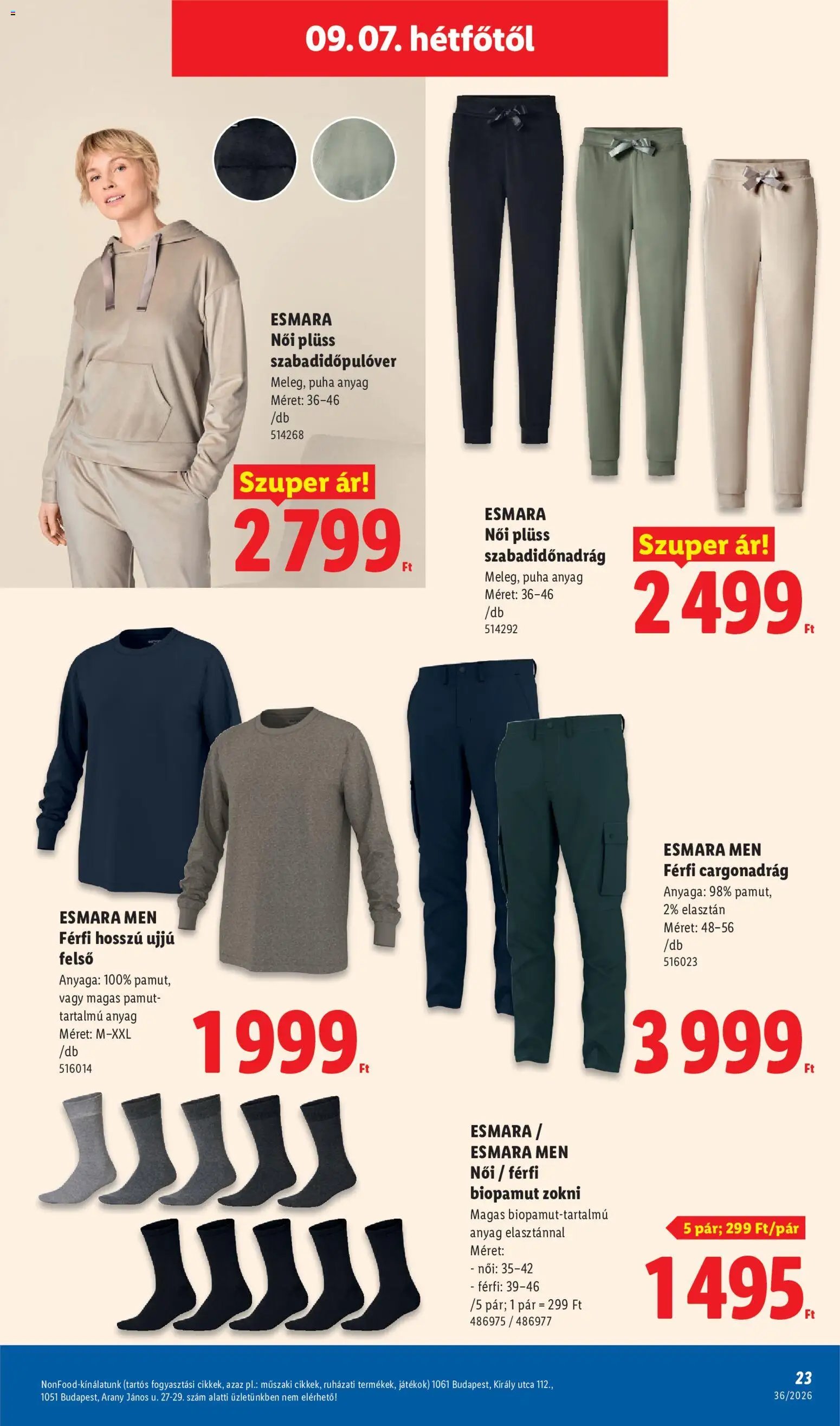 Lidl újság 2026.09.03. Lidl Nonfood kínálatunk