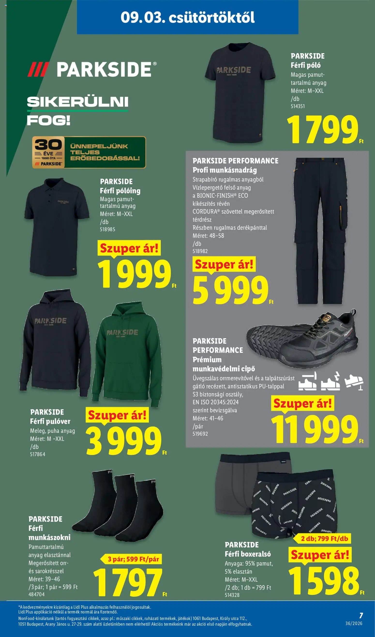 Lidl újság 2026.09.03. Lidl Nonfood kínálatunk