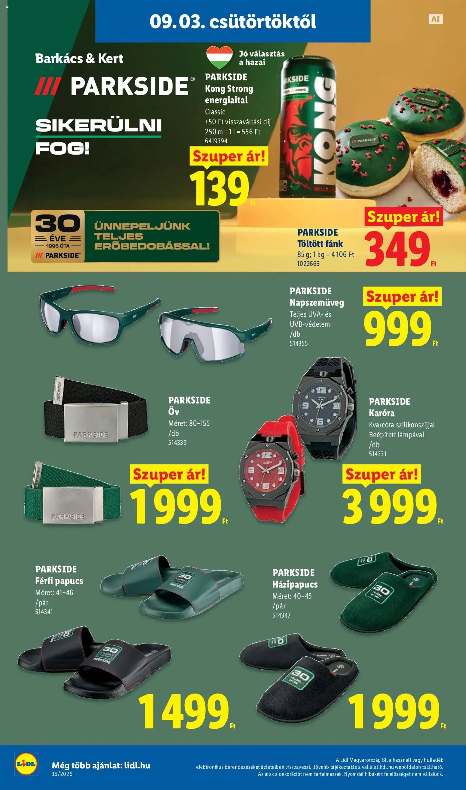 Lidl újság 2026.09.03. Lidl Nonfood kínálatunk