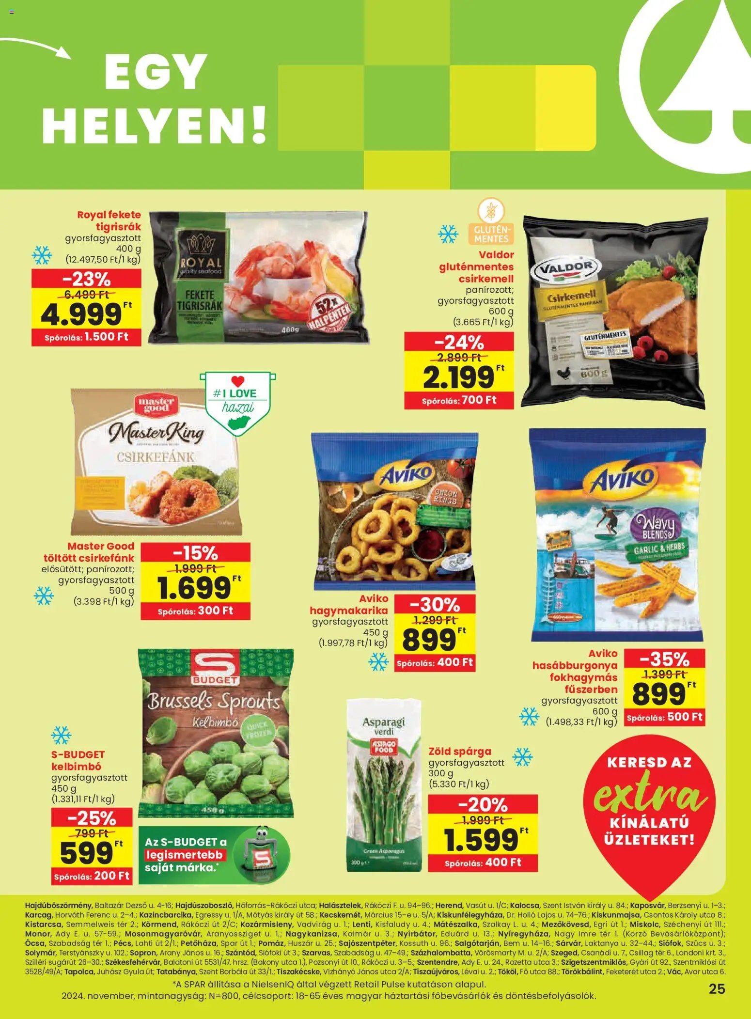 Spar újság 2025.11.27. Extra ajánlat (2025-11-27 - 2025-12-03)