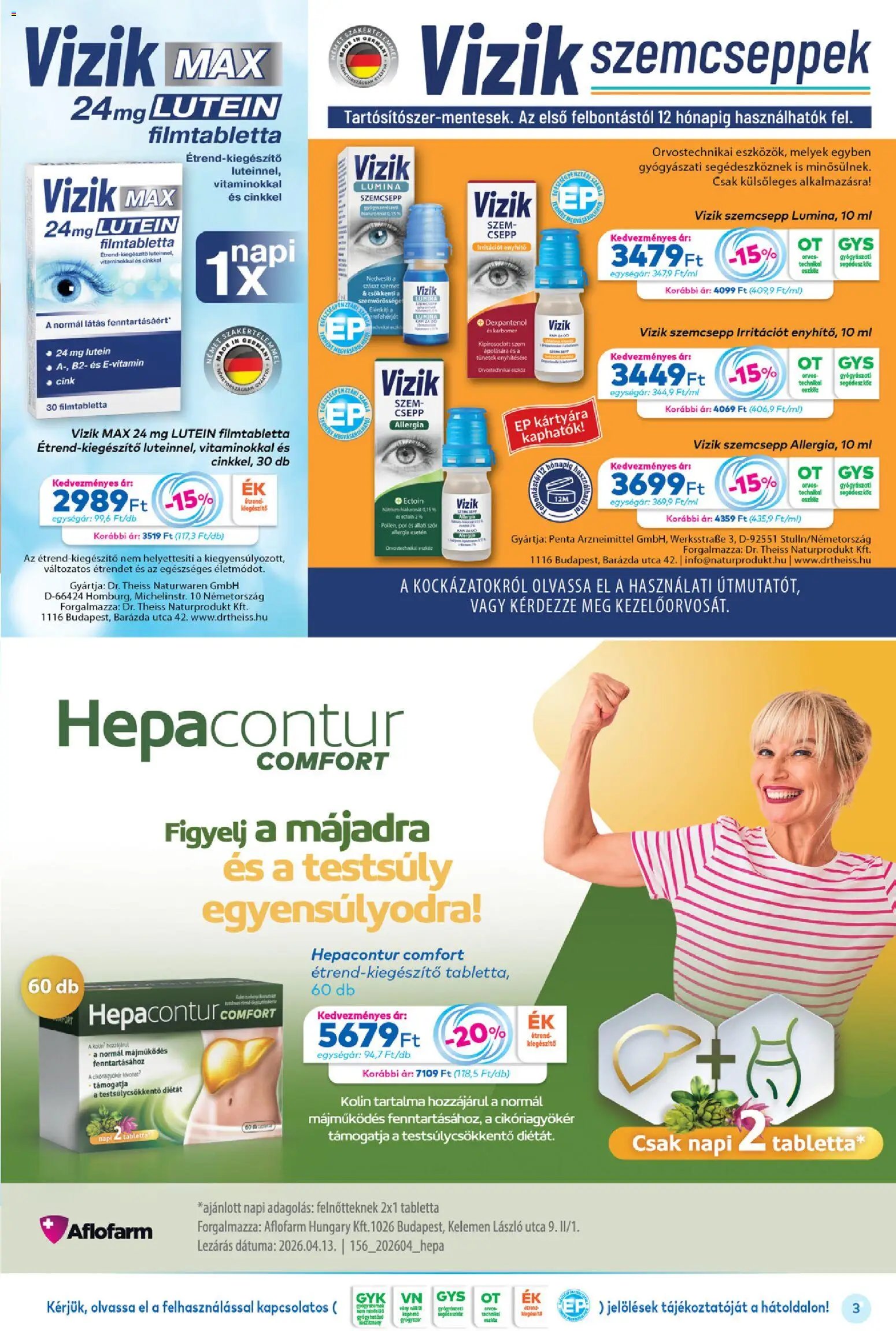Gyöngy Patikák újság 2026.06.01. Gyöngy Patikák akciós újság