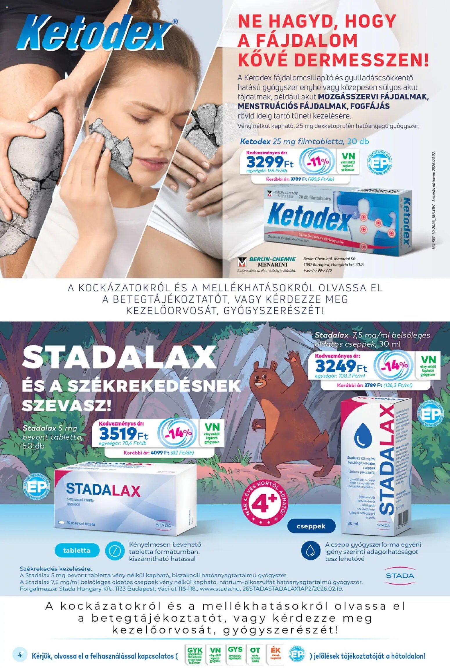 Gyöngy Patikák újság 2026.06.01. Gyöngy Patikák akciós újság