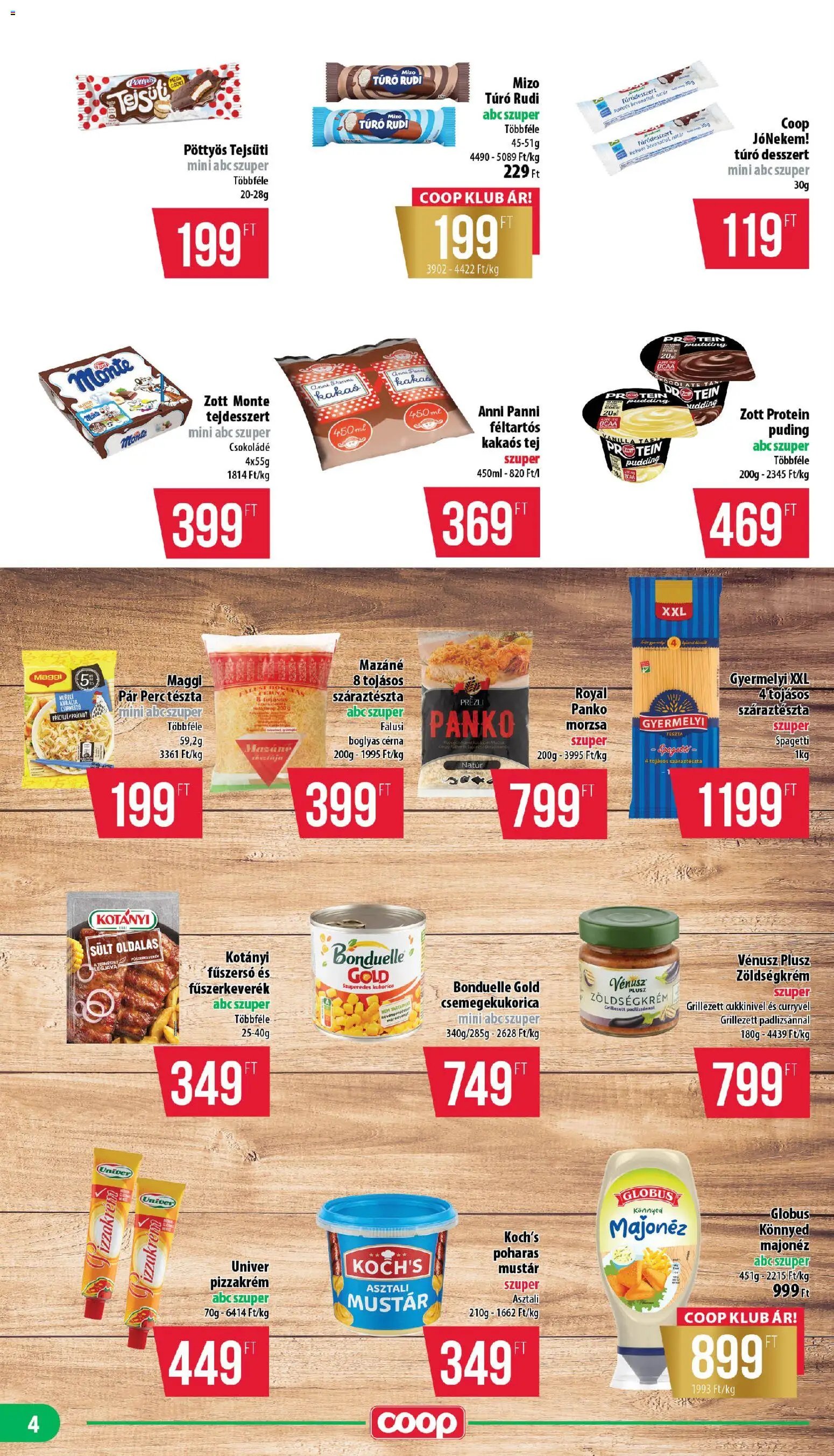 COOP újság 2026.04.16. COOP - Mini & Abc & Szuper / Mecsek (2026-04-16 - 2026-04-22)