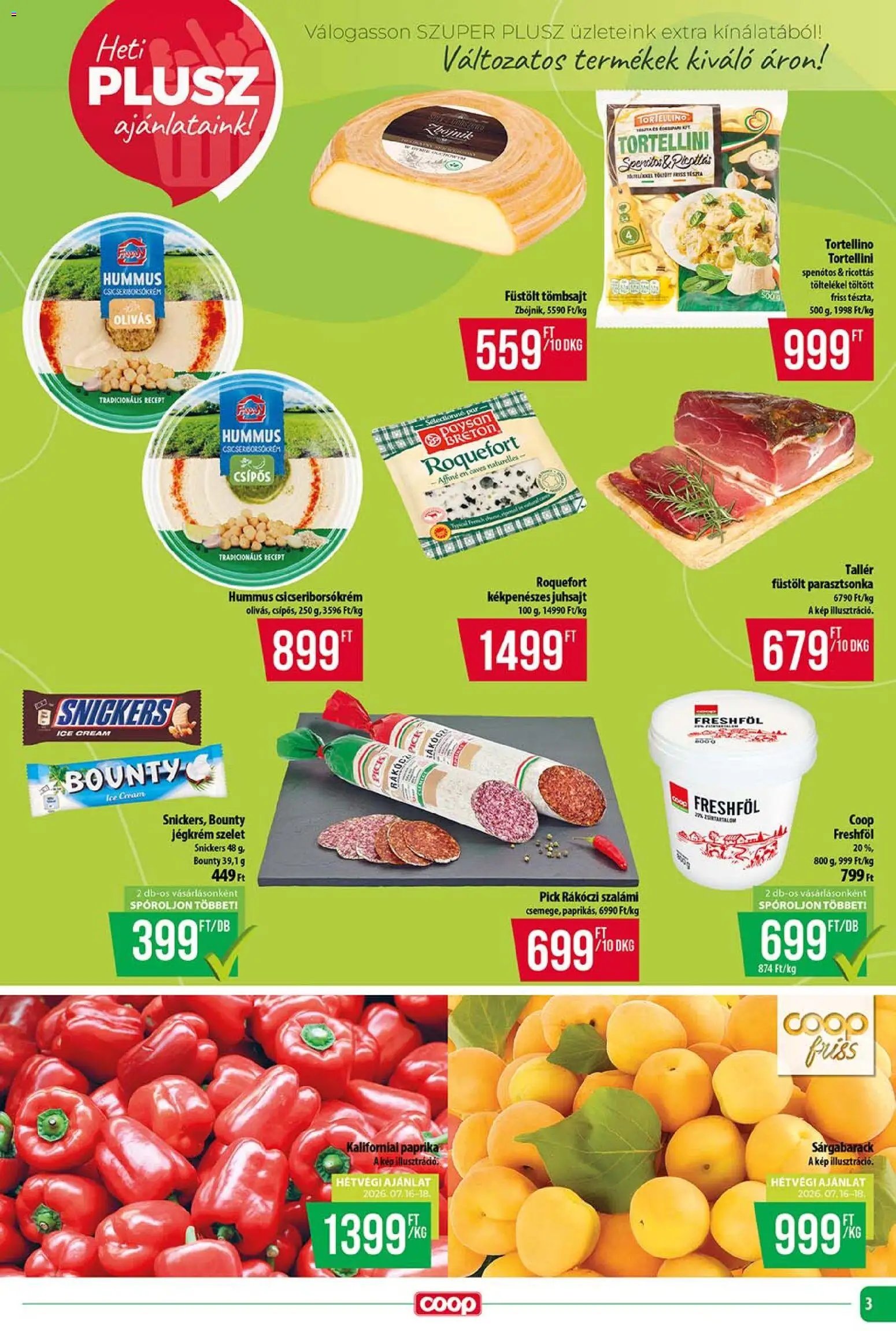 COOP újság 2026.07.16. COOP - Szuper Plusz / Tisza