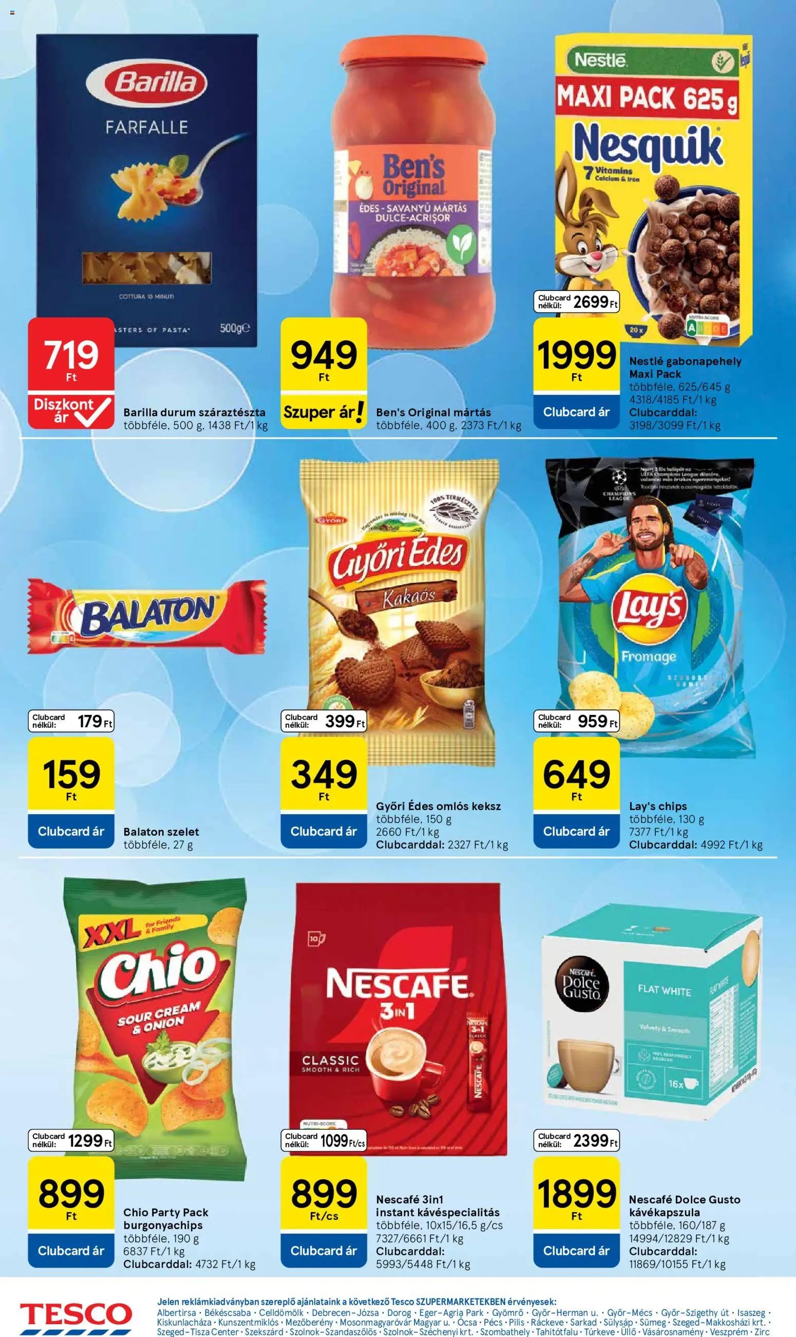 Tesco újság 2026.07.23. Tesco Szupermarket akciós újság