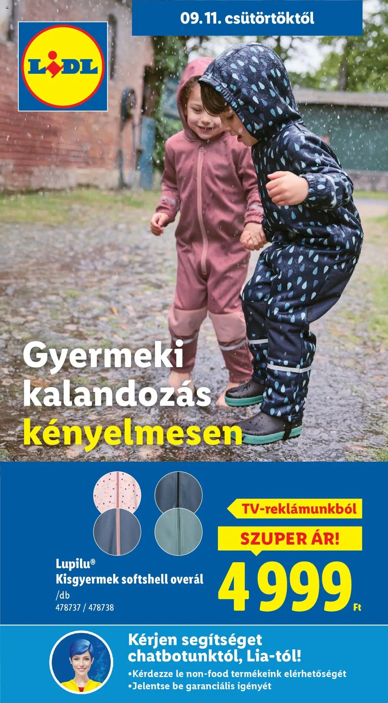 Lidl újság 2025.09.11. Nonfood kínálatunk (2025-09-11 - 2025-09-17)