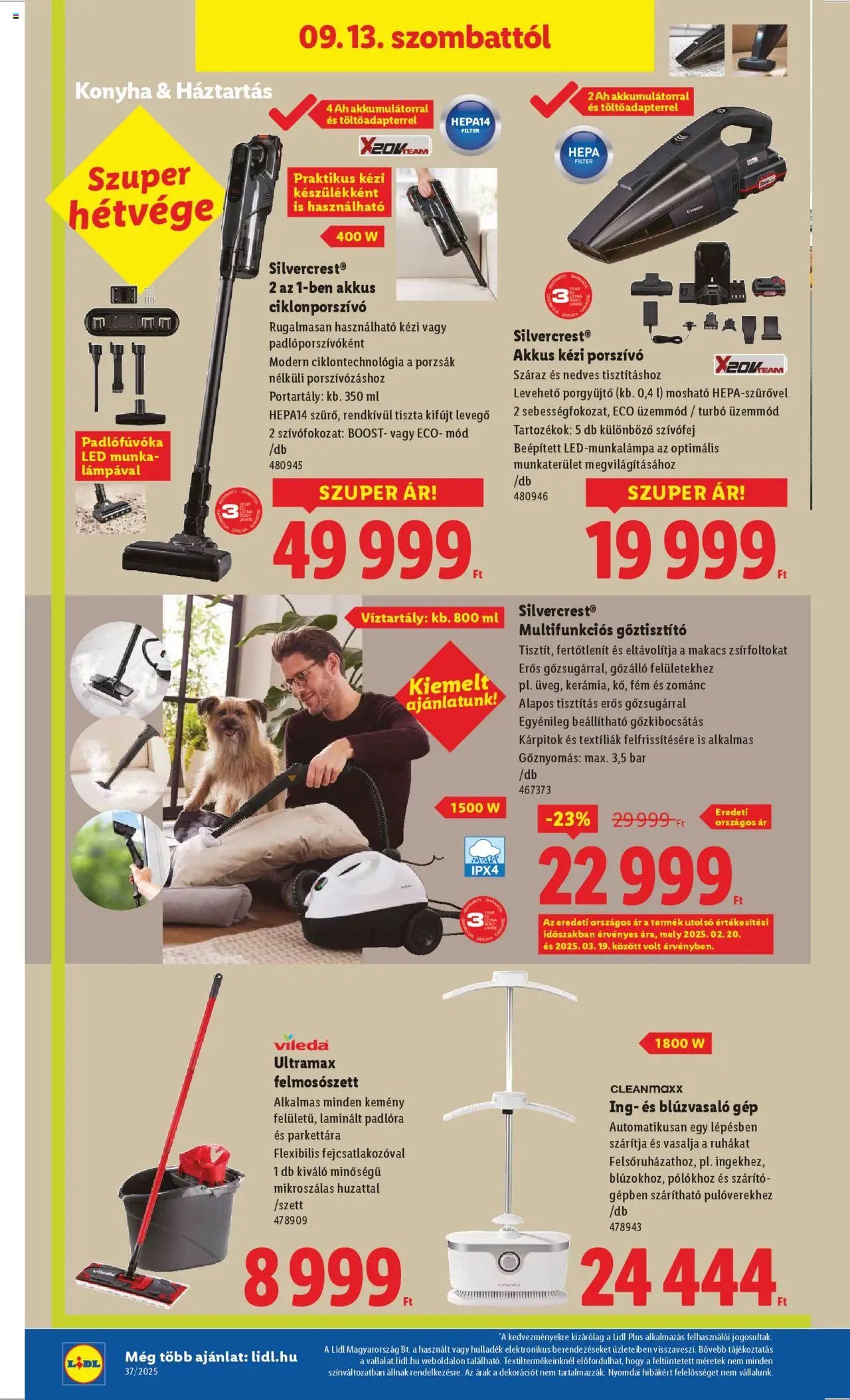 Lidl újság 2025.09.11. Nonfood kínálatunk (2025-09-11 - 2025-09-17)