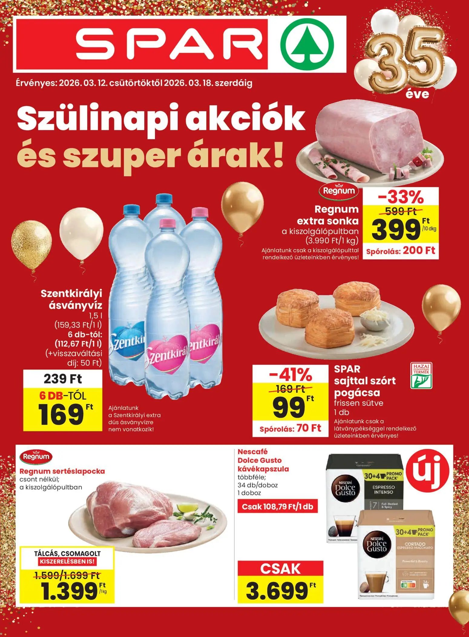 Spar újság 2026.03.12. Spar akciós újság (2026-03-12 - 2026-03-18)