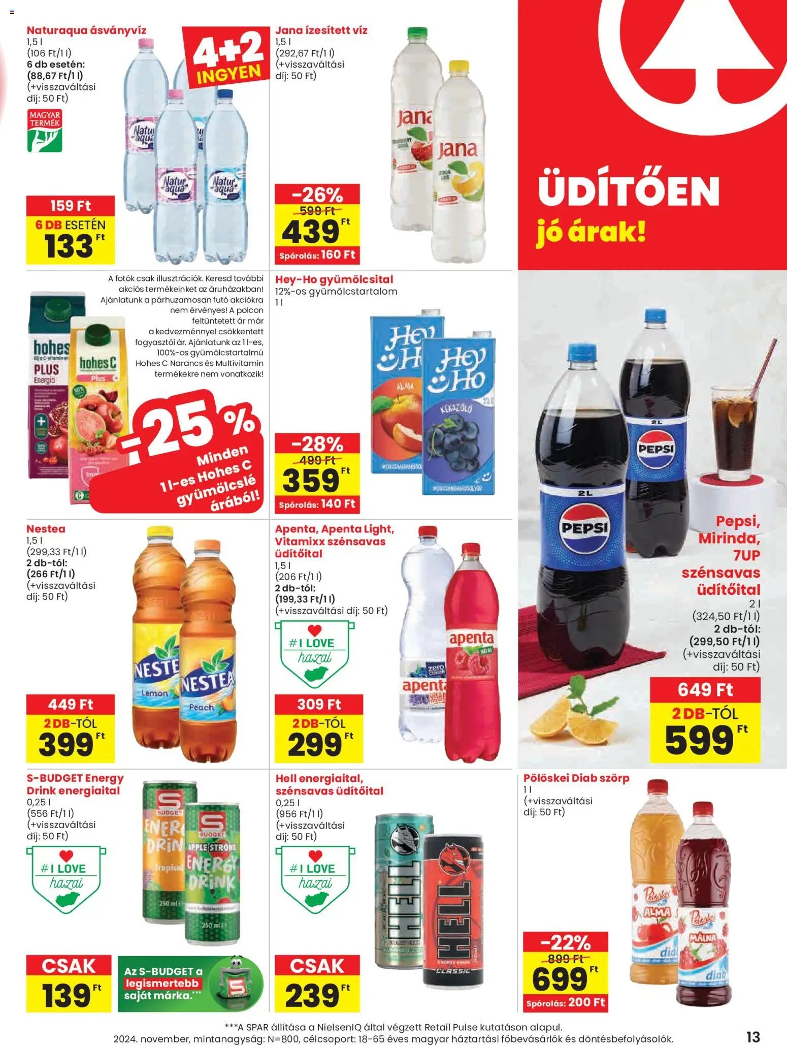 Spar újság 2025.11.13. Black Friday (2025-11-13 - 2025-11-19)