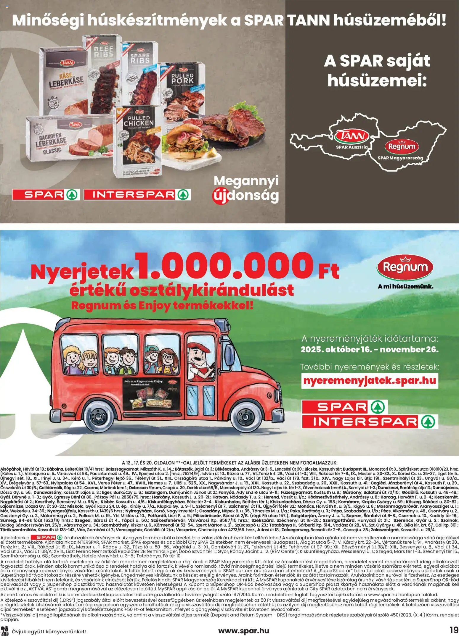 Spar újság 2025.11.13. Black Friday (2025-11-13 - 2025-11-19)