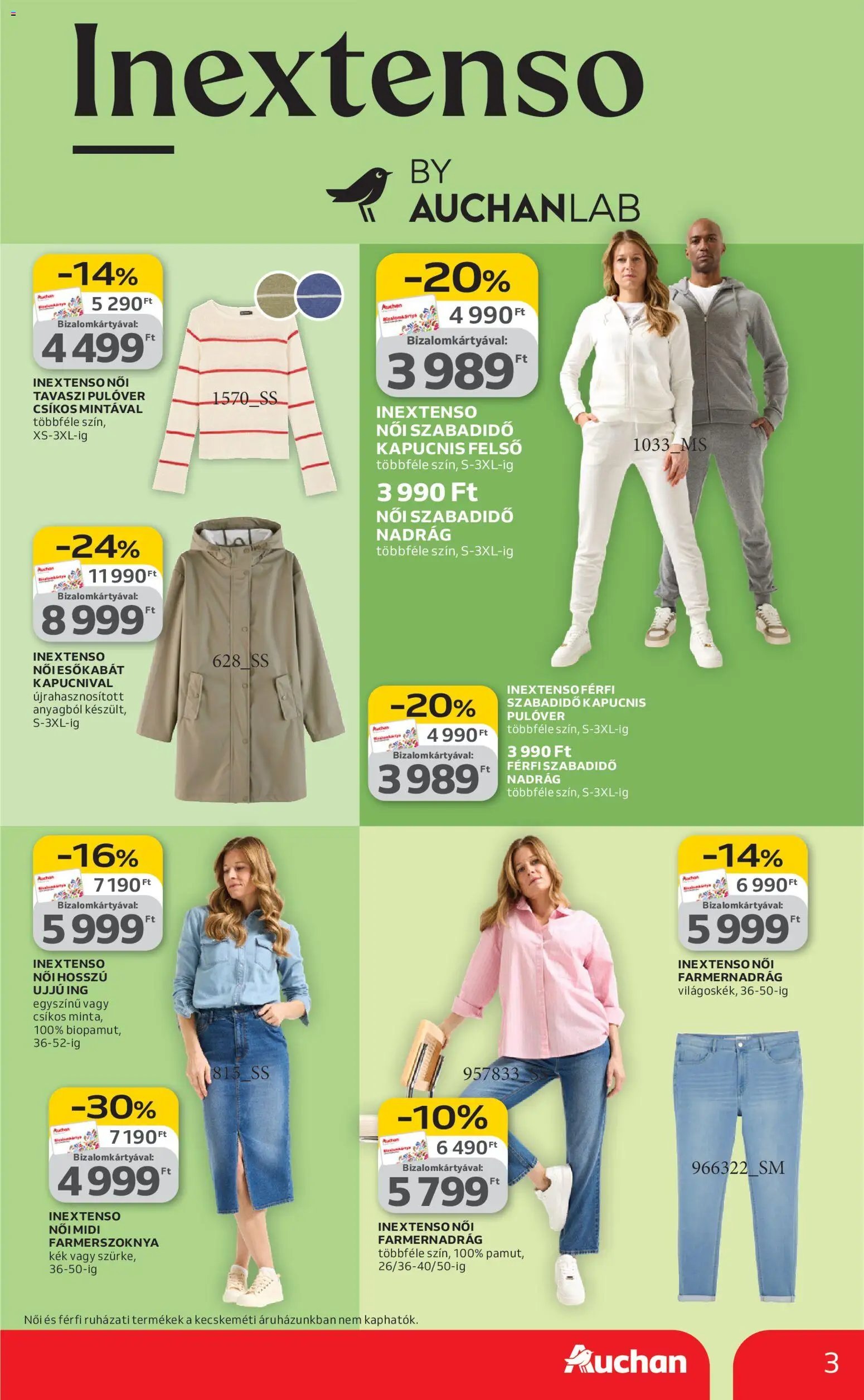 Auchan újság 2026.02.05. Textil ajánlataink (2026-02-05 - 2026-03-04)