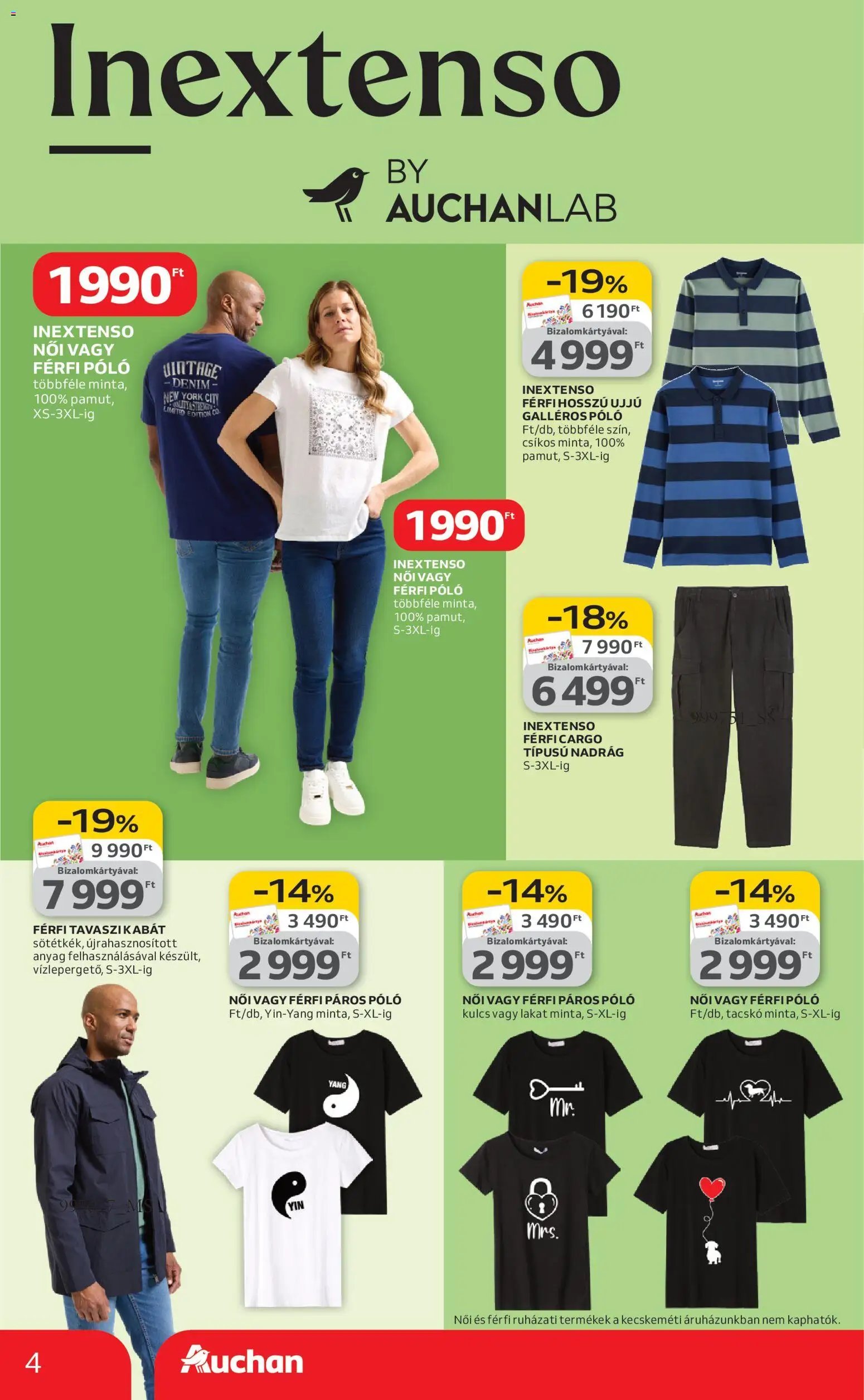 Auchan újság 2026.02.05. Textil ajánlataink (2026-02-05 - 2026-03-04)