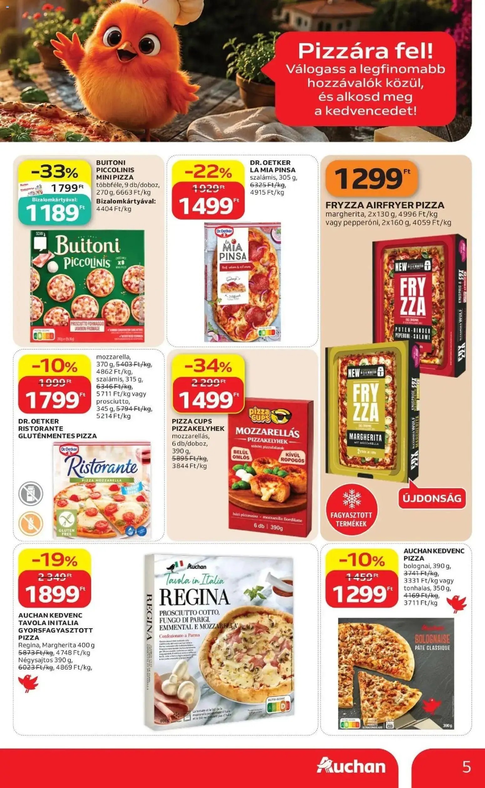 Auchan újság 2026.07.09. Auchan A nagy pizza-párbaj Székesfehérvár