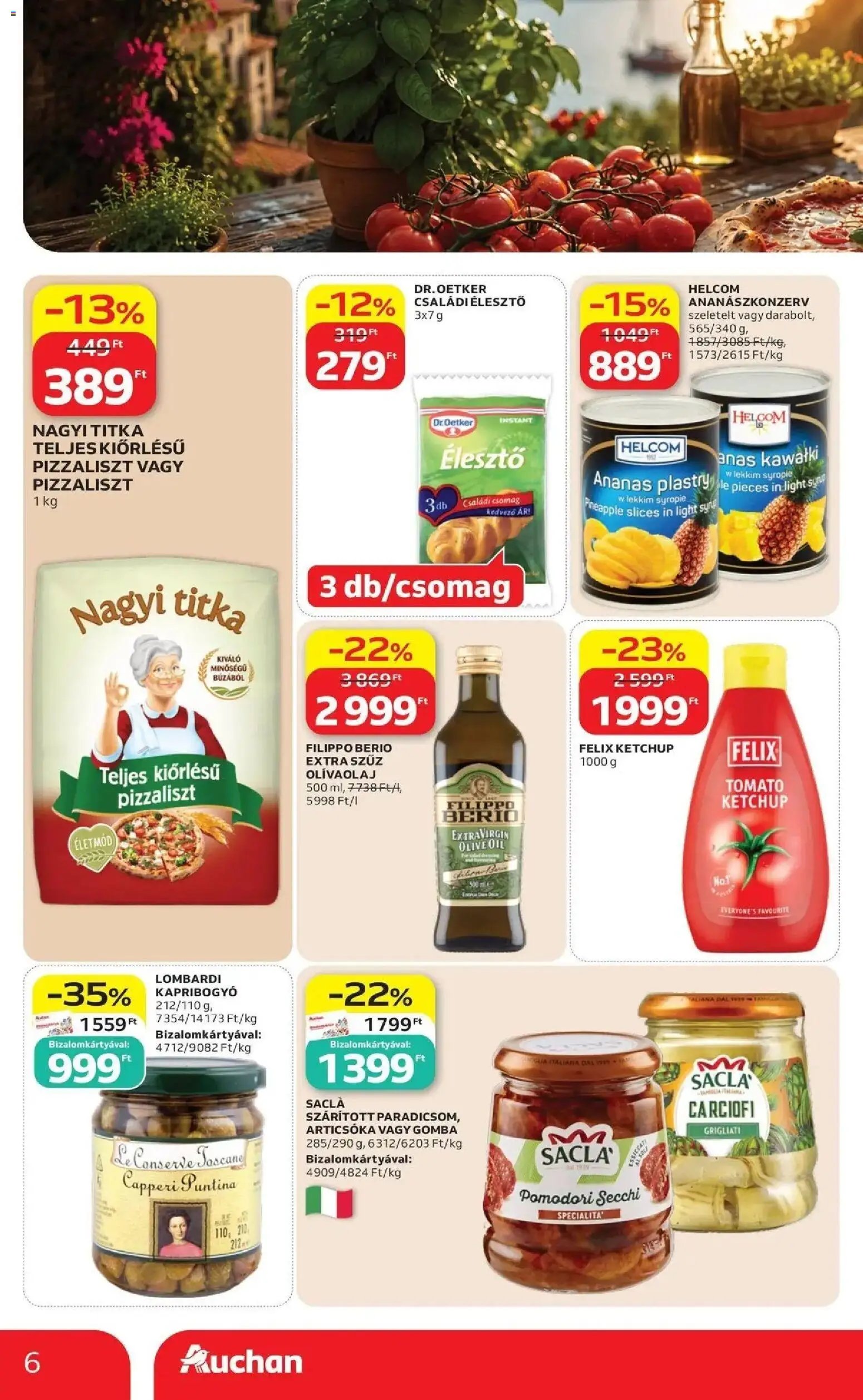Auchan újság 2026.07.09. Auchan A nagy pizza-párbaj Székesfehérvár