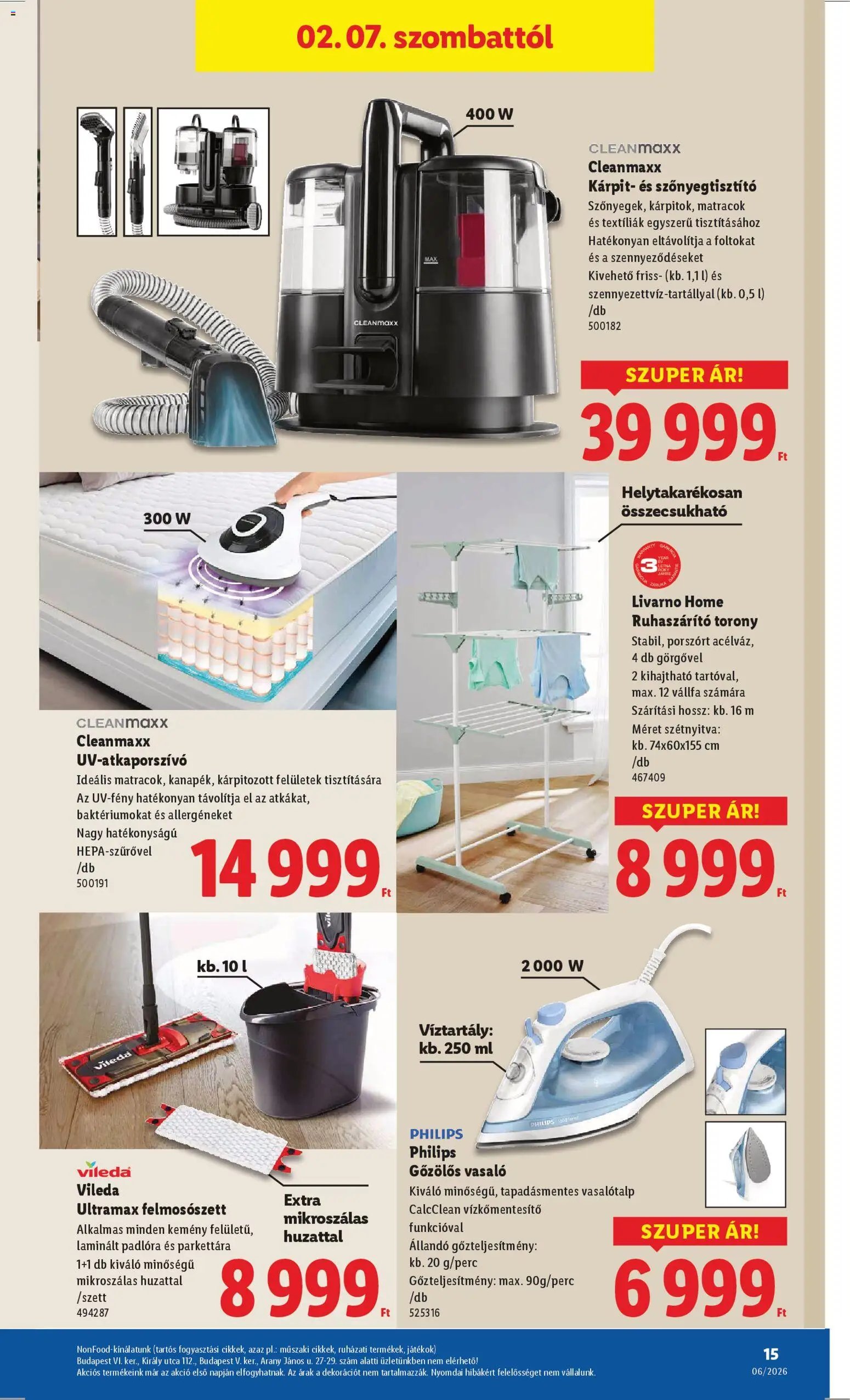 Lidl újság 2026.02.05. Nonfood kínálatunk (2026-02-05 - 2026-02-11)